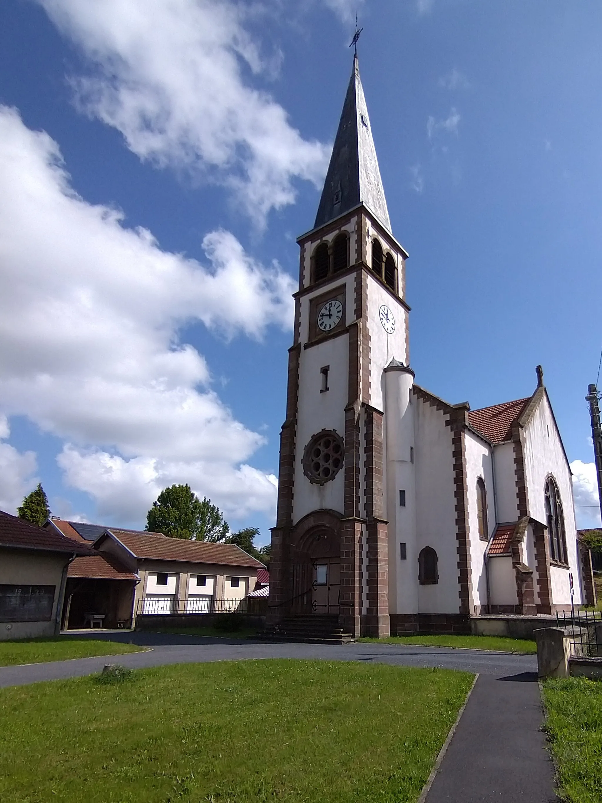 Photo showing: Parux (F-Meurthe-et-Moselle) Église Saint-Hubert