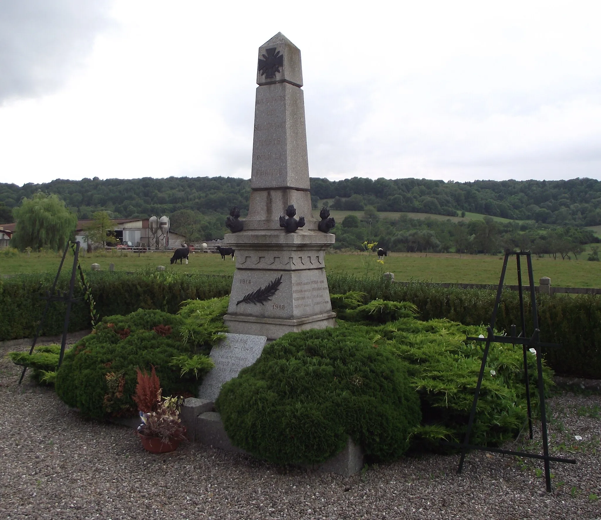 Photo showing: Monument aux Morts à Selaincourt