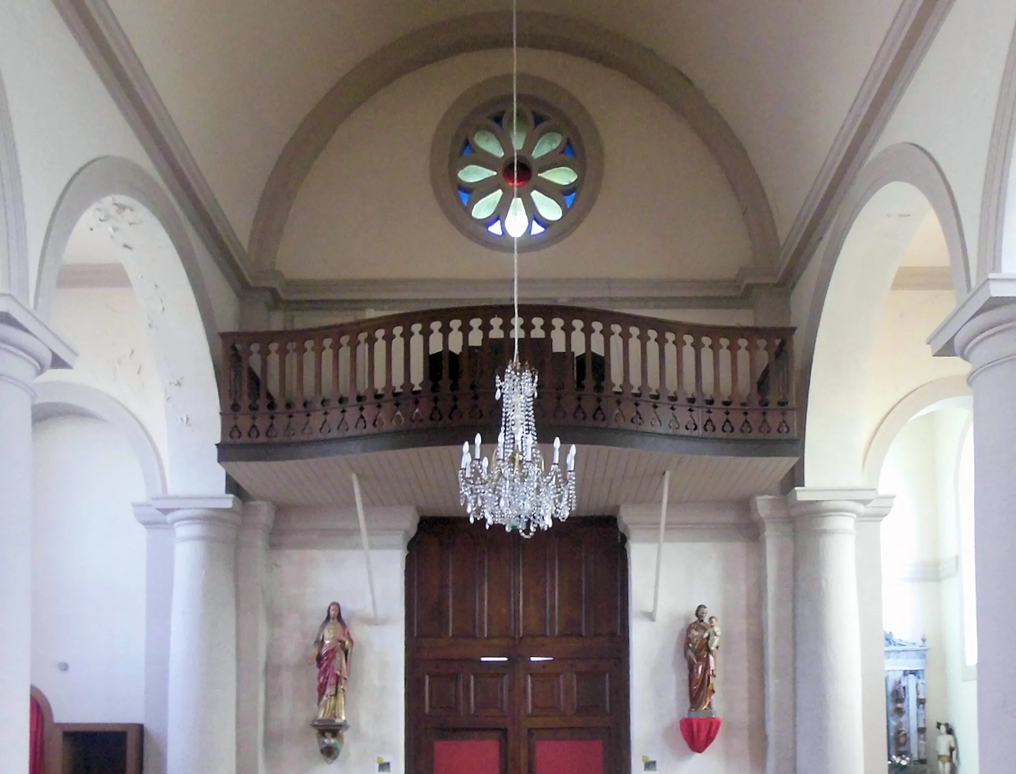 Photo showing: L'orgue d'église Saint-Léger d'Archettes, côté ouest