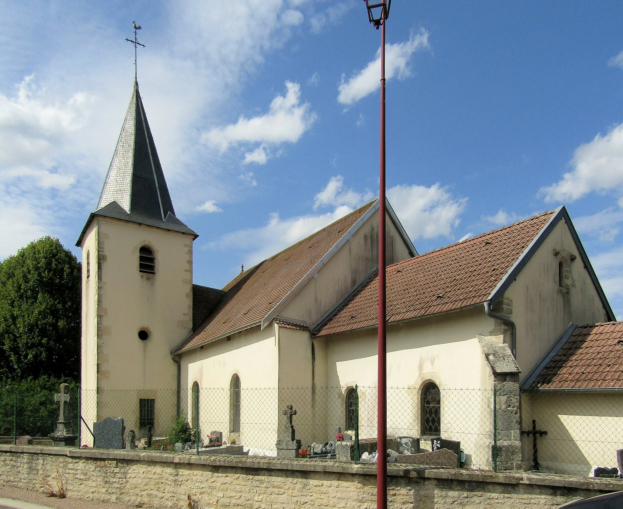 Photo showing: L'église de la Nativité-de-Notre-Dame d'Avranville, côté sud