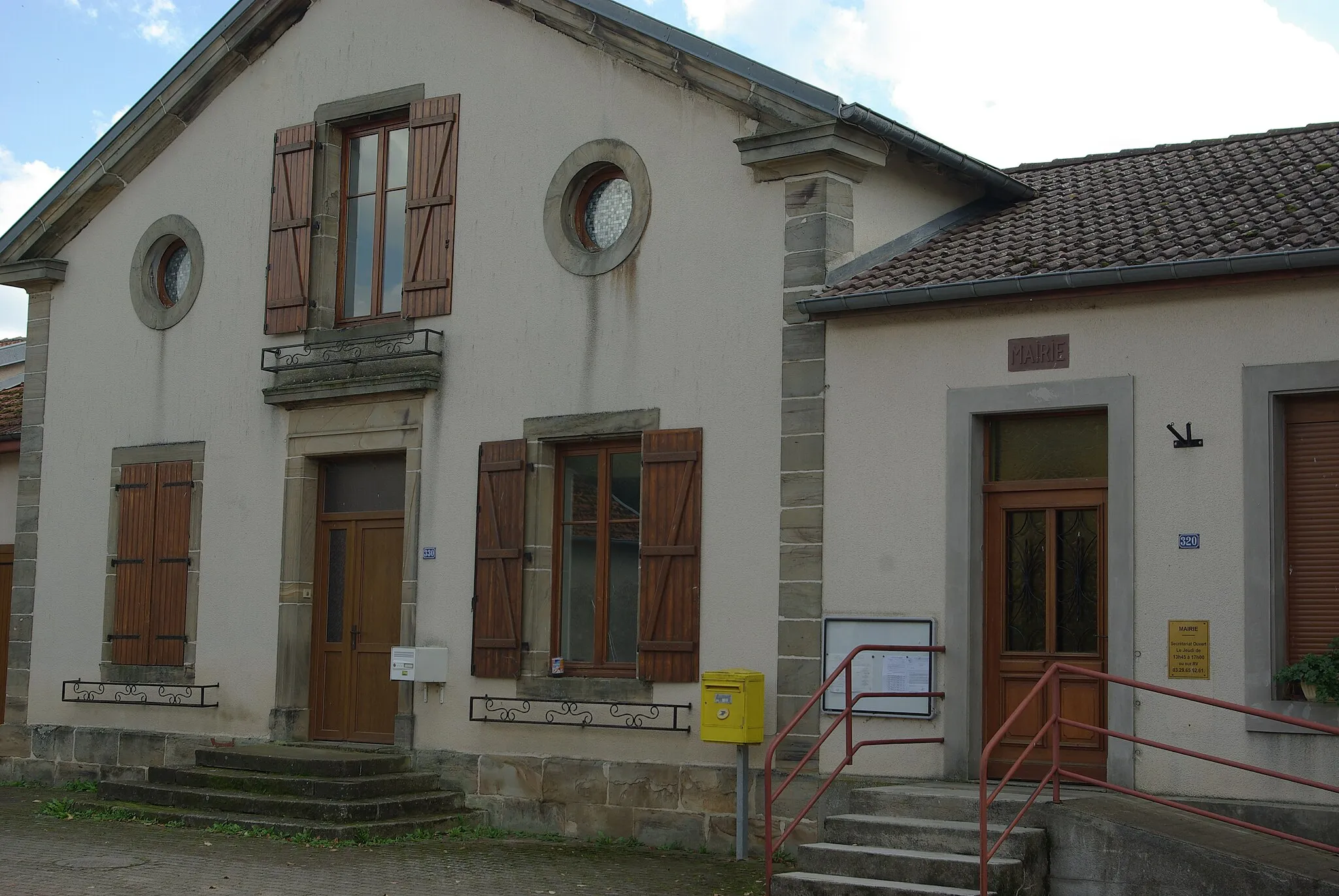 Photo showing: Mairie de Biécourt (88)