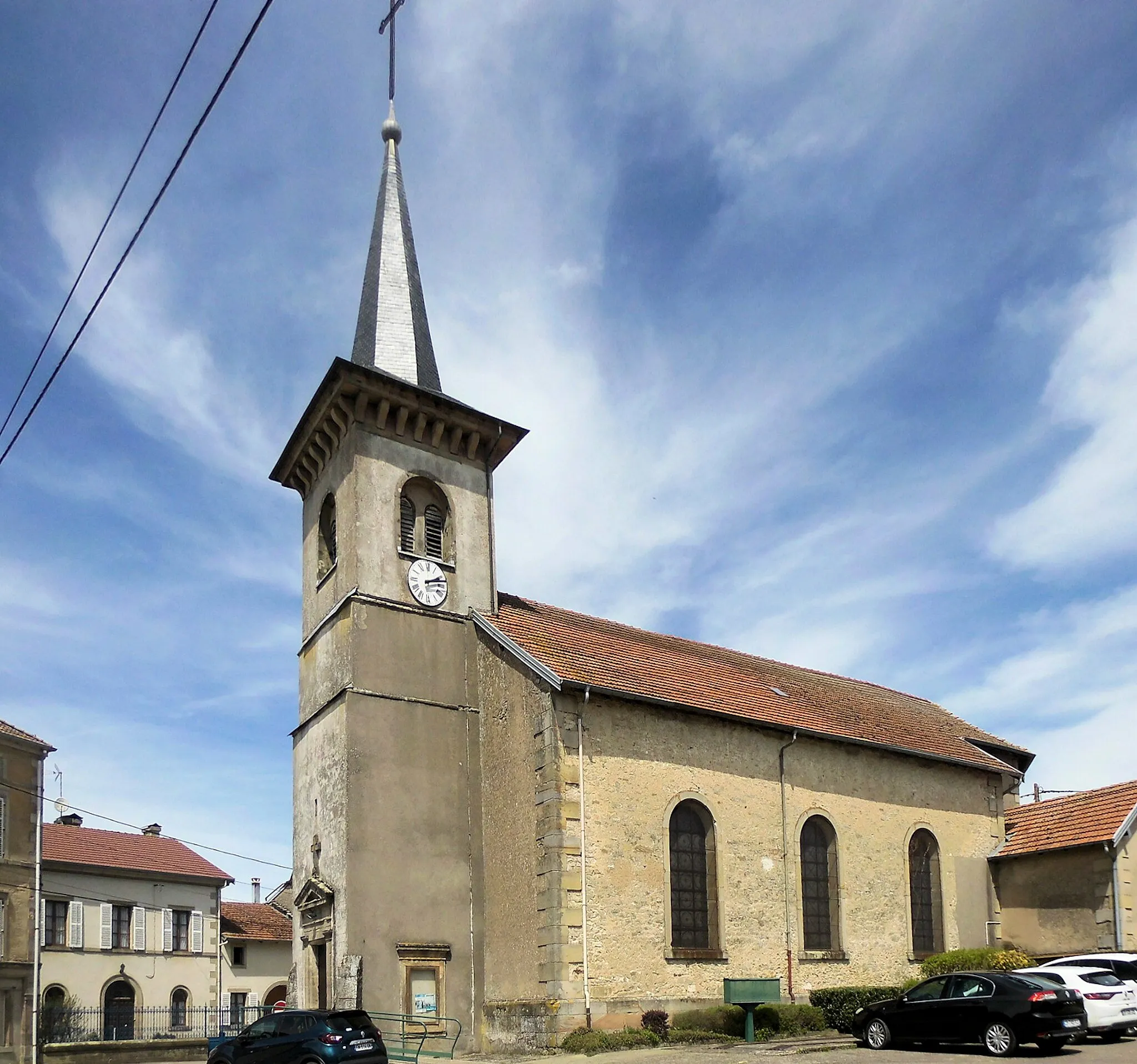 Photo showing: L'église Saint-Médard à Damas-et-Bettegney, côté sud