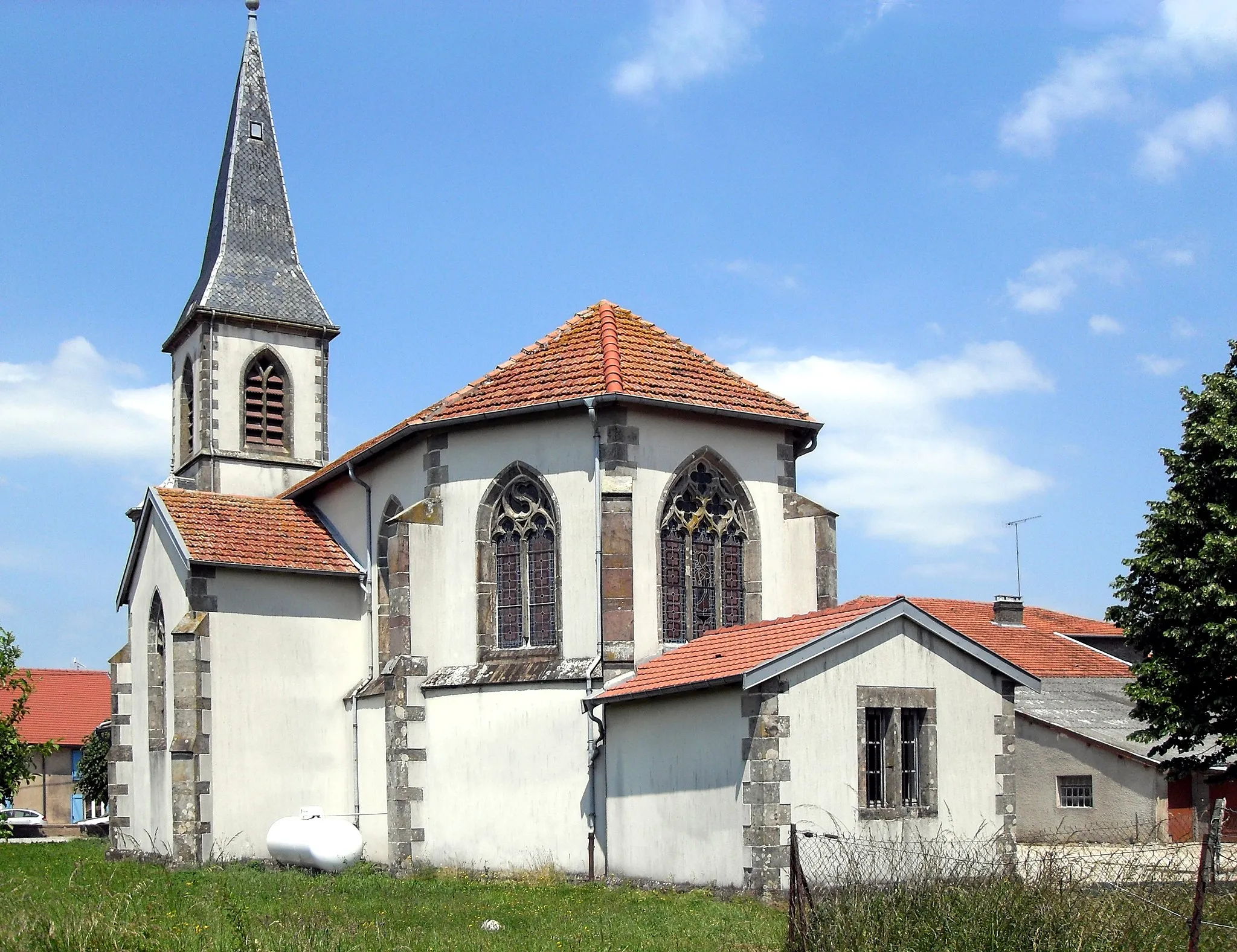 Photo showing: L'église Saint-Basle de Dombasle-en-Xaintois