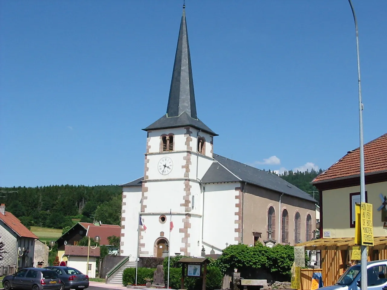 Photo showing: Église Saint-Jean-Baptiste à Gerbépal (Vosges).