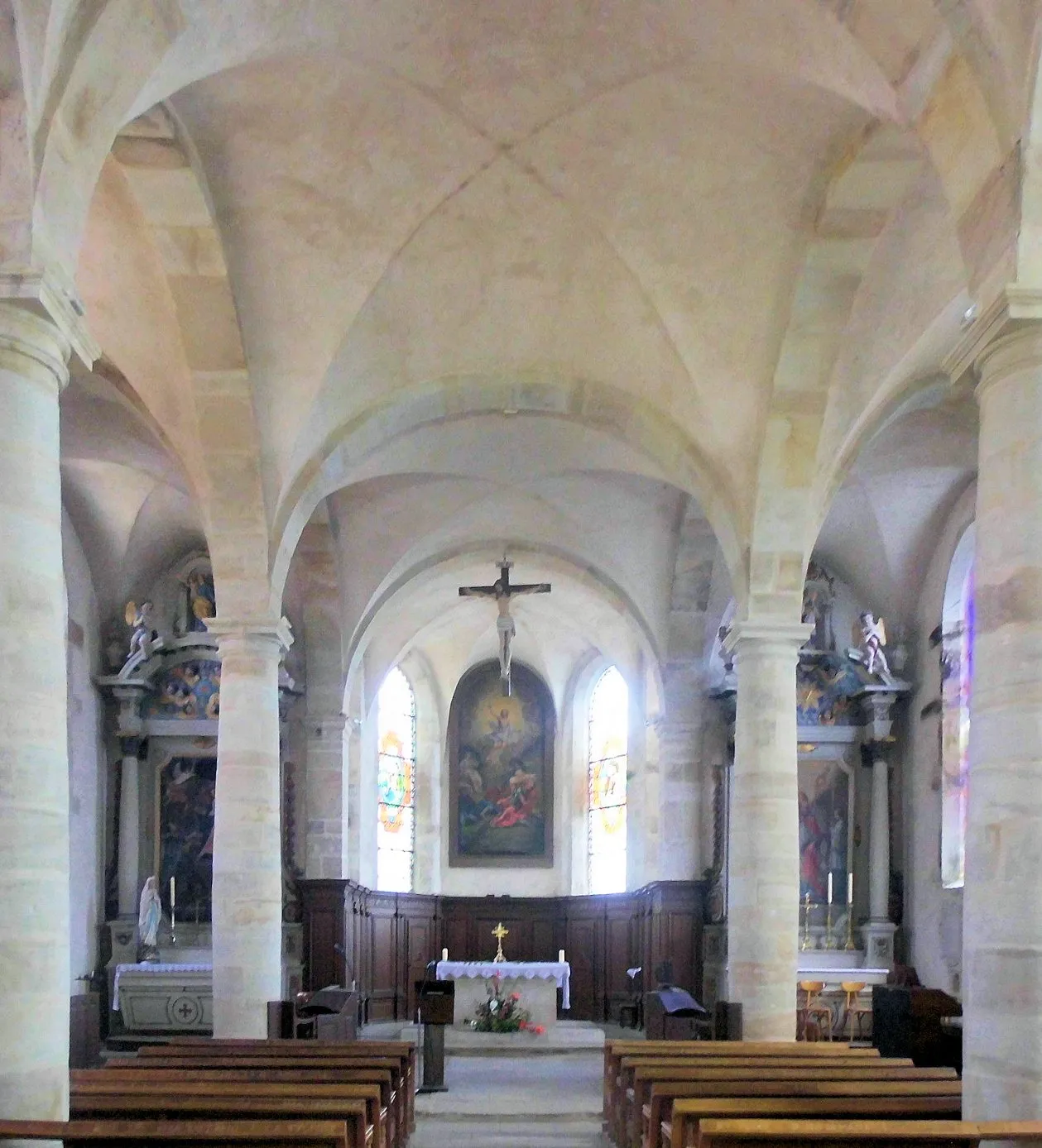 Photo showing: L'intérieur d'église Saint-Médard à Gigney