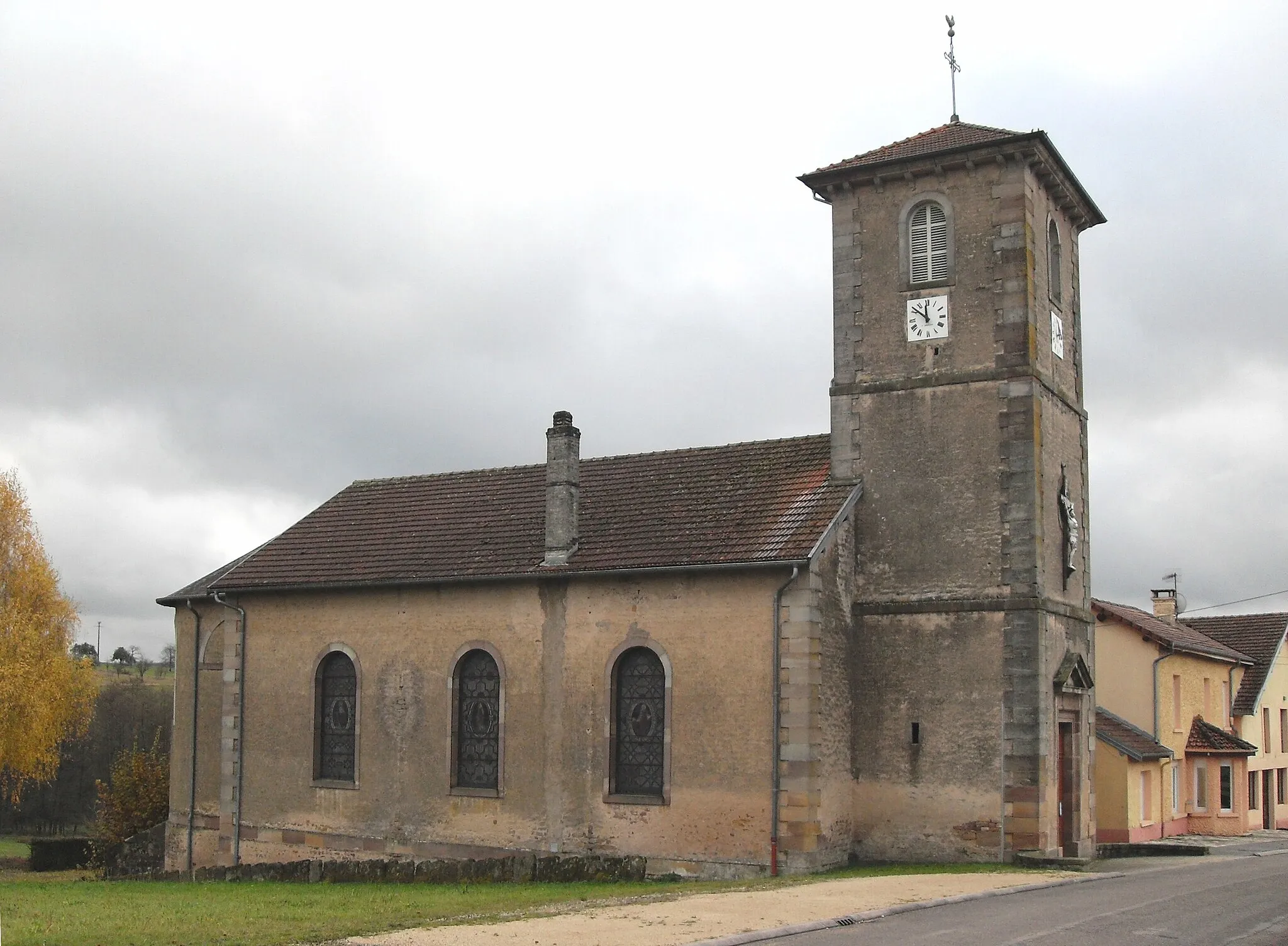 Photo showing: L'église Saint-Luc d'Hautmougey