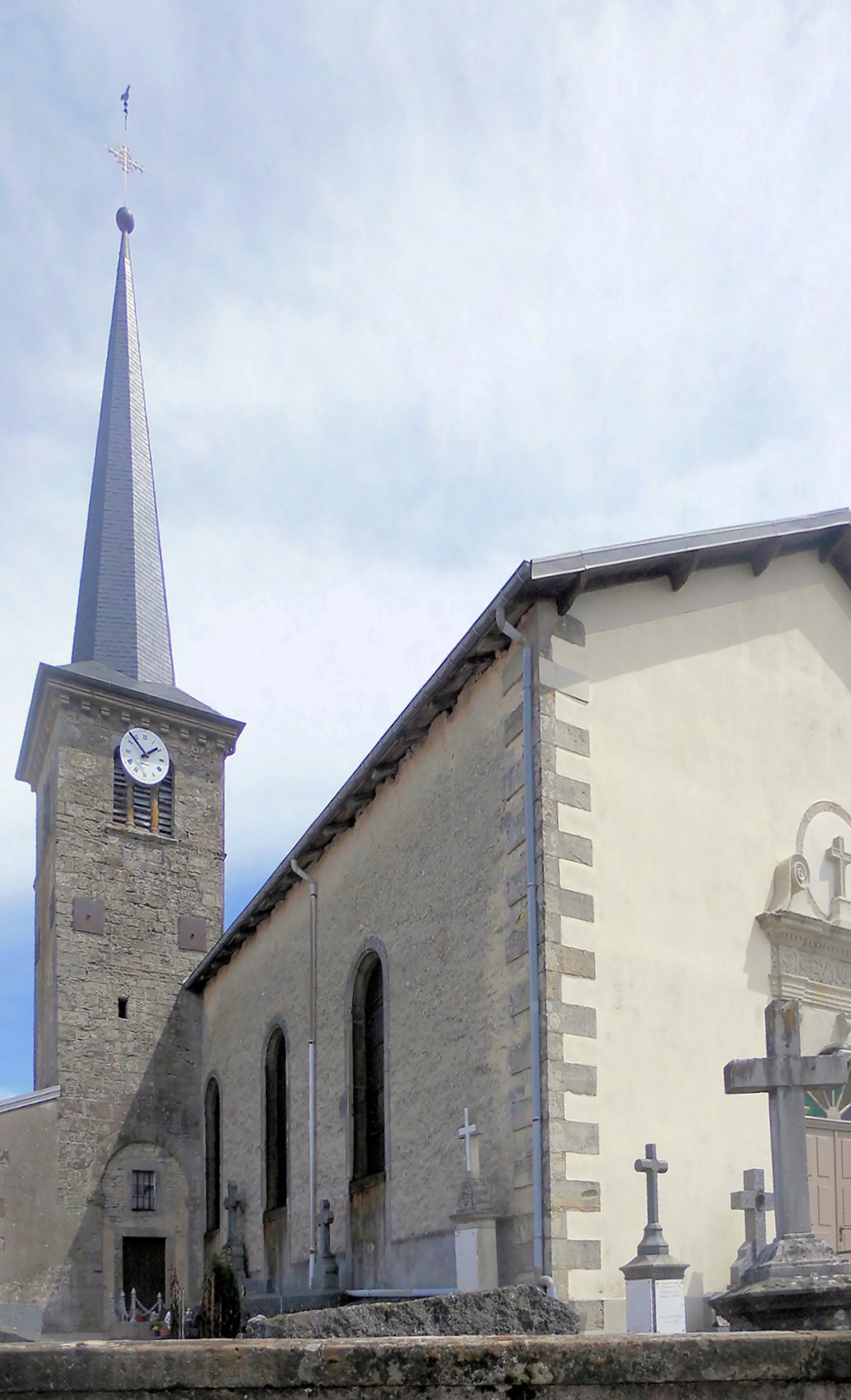 Photo showing: L'église Saint-Martin à Hennecourt, côté nord-ouest
