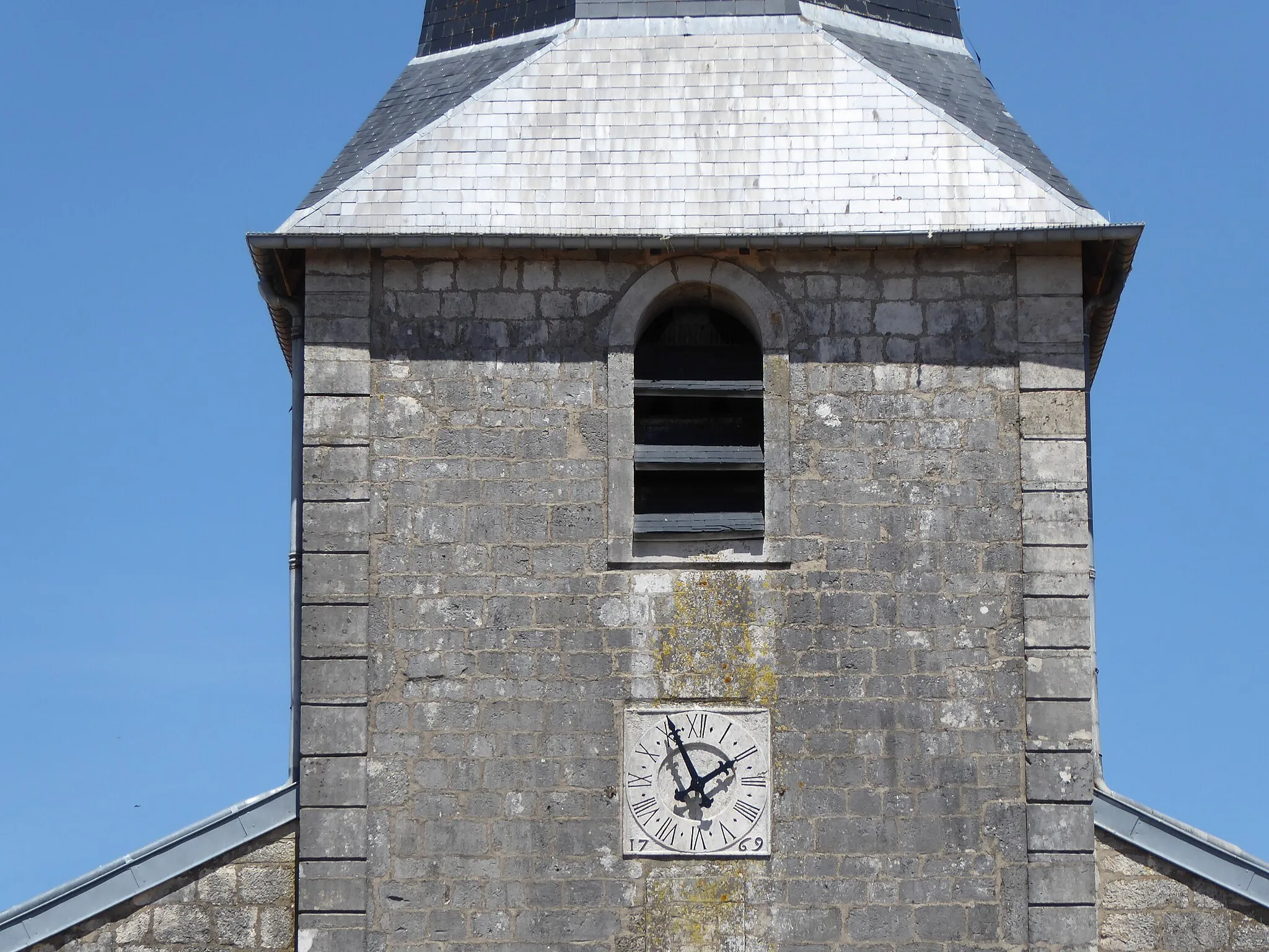 Photo showing: Détail de l'église d'Harmonville en Meurthe-et-Moselle.