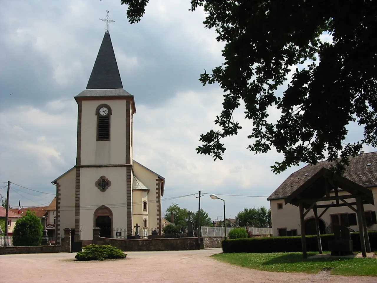 Photo showing: Église Sainte-Madeleine de La Houssière, commune des Vosges
