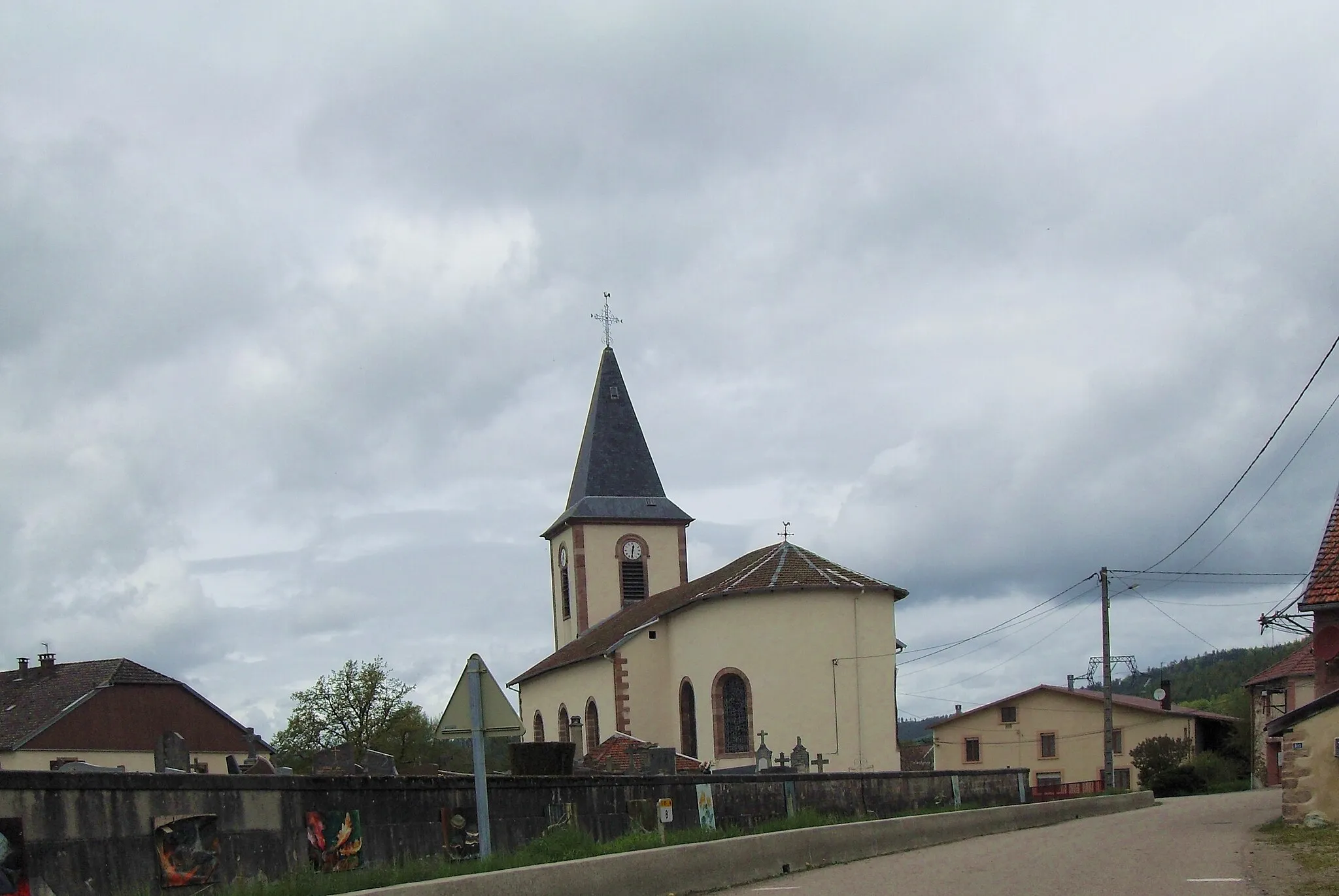 Photo showing: L'église_Sainte-Madeleine et Sainte-Gertrude de Houssière