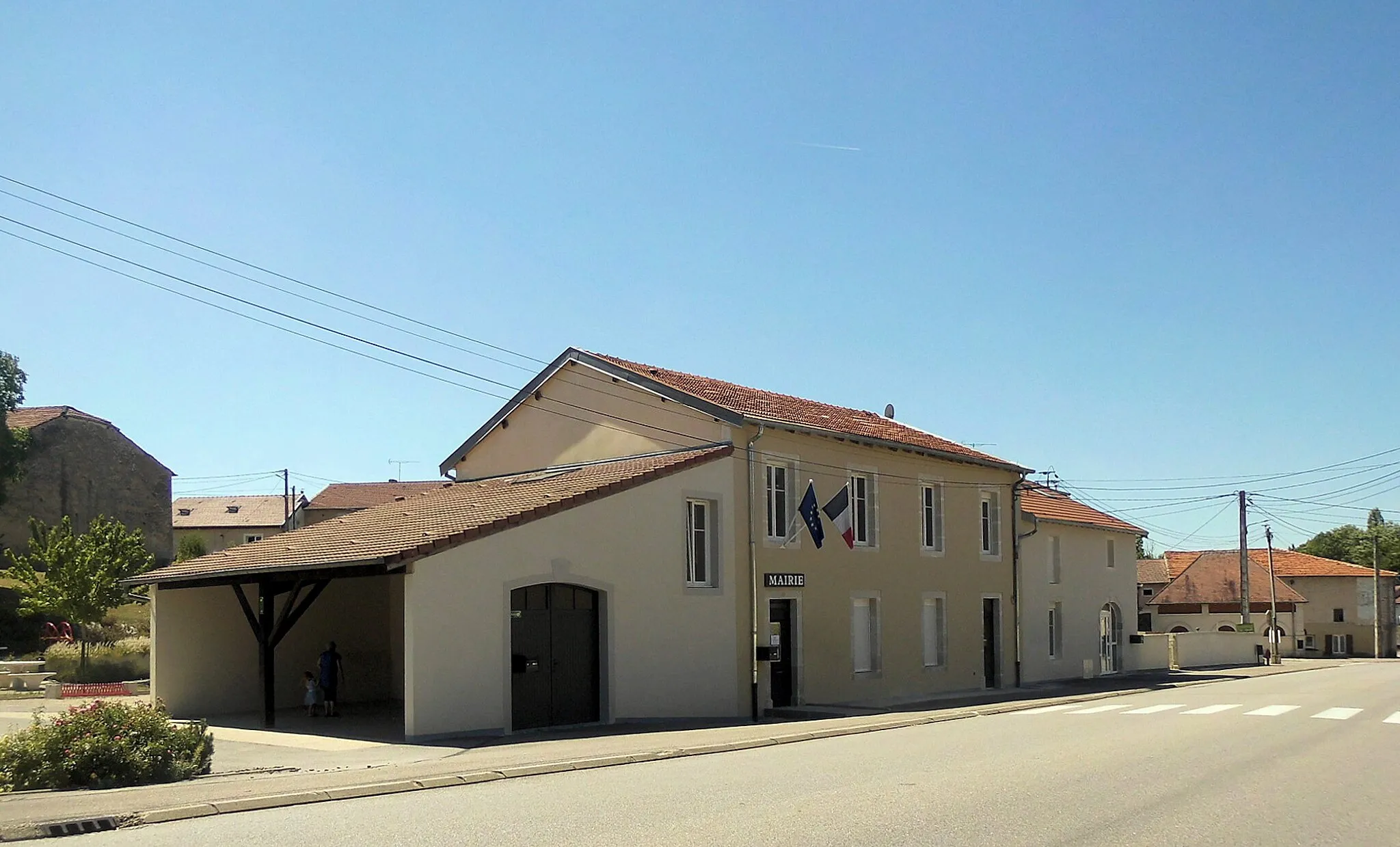 Photo showing: La mairie de Martigny-les-Gerbonvaux