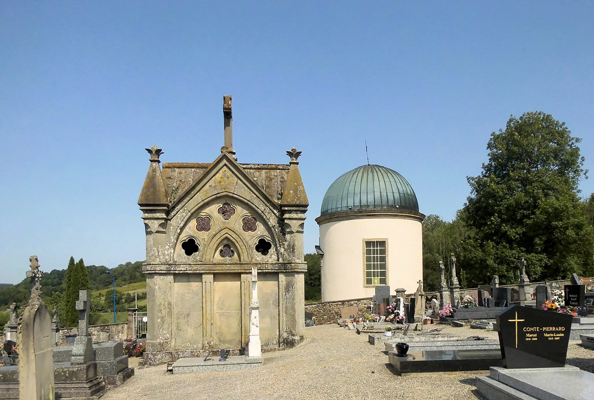 Photo showing: La chapelle du Bon Saint-Fourier à Mattaincourt, côté sud