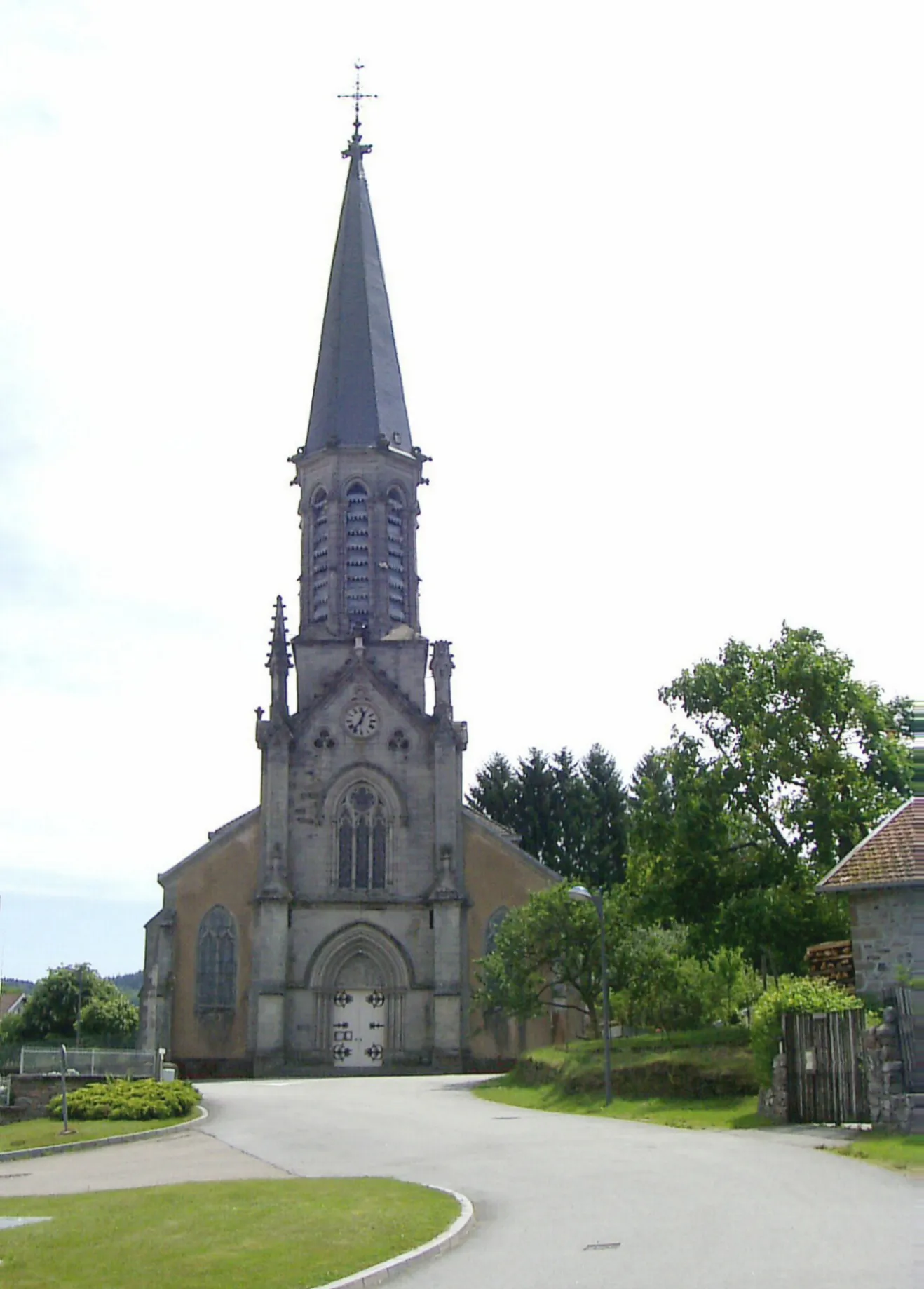 Photo showing: L'église Saint-Amé á Raon-aux-Bois, côté nord-ouest