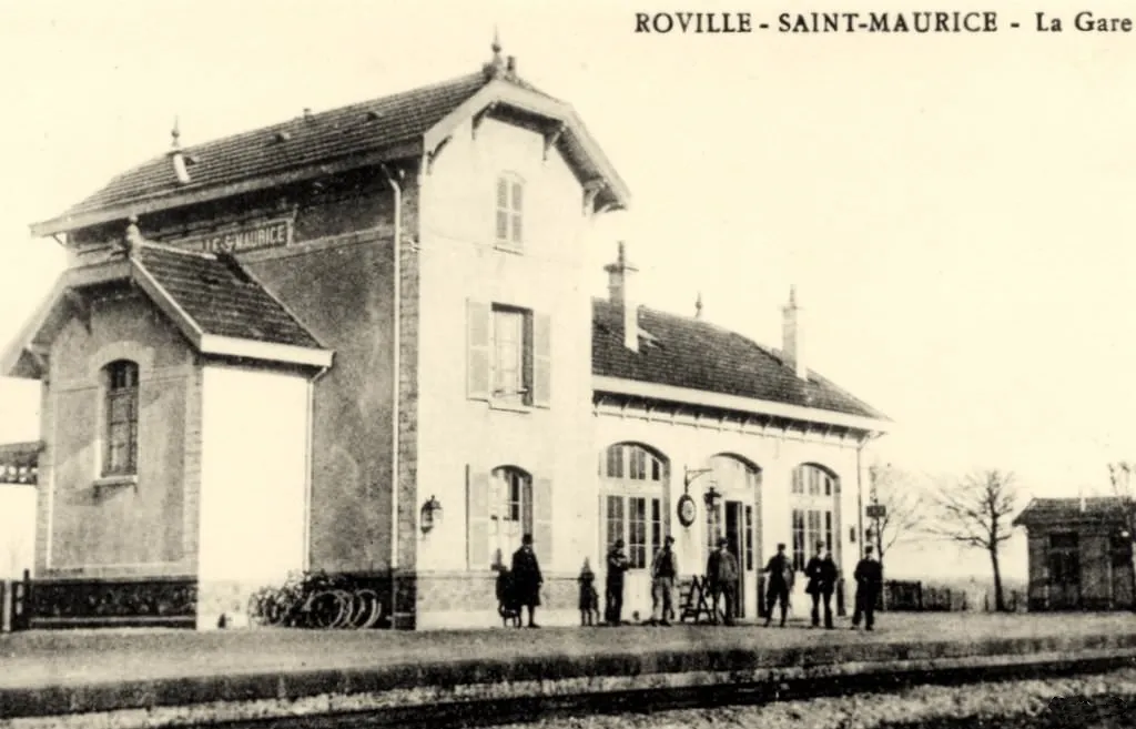 Photo showing: Carte postale de la gare vers 1910.