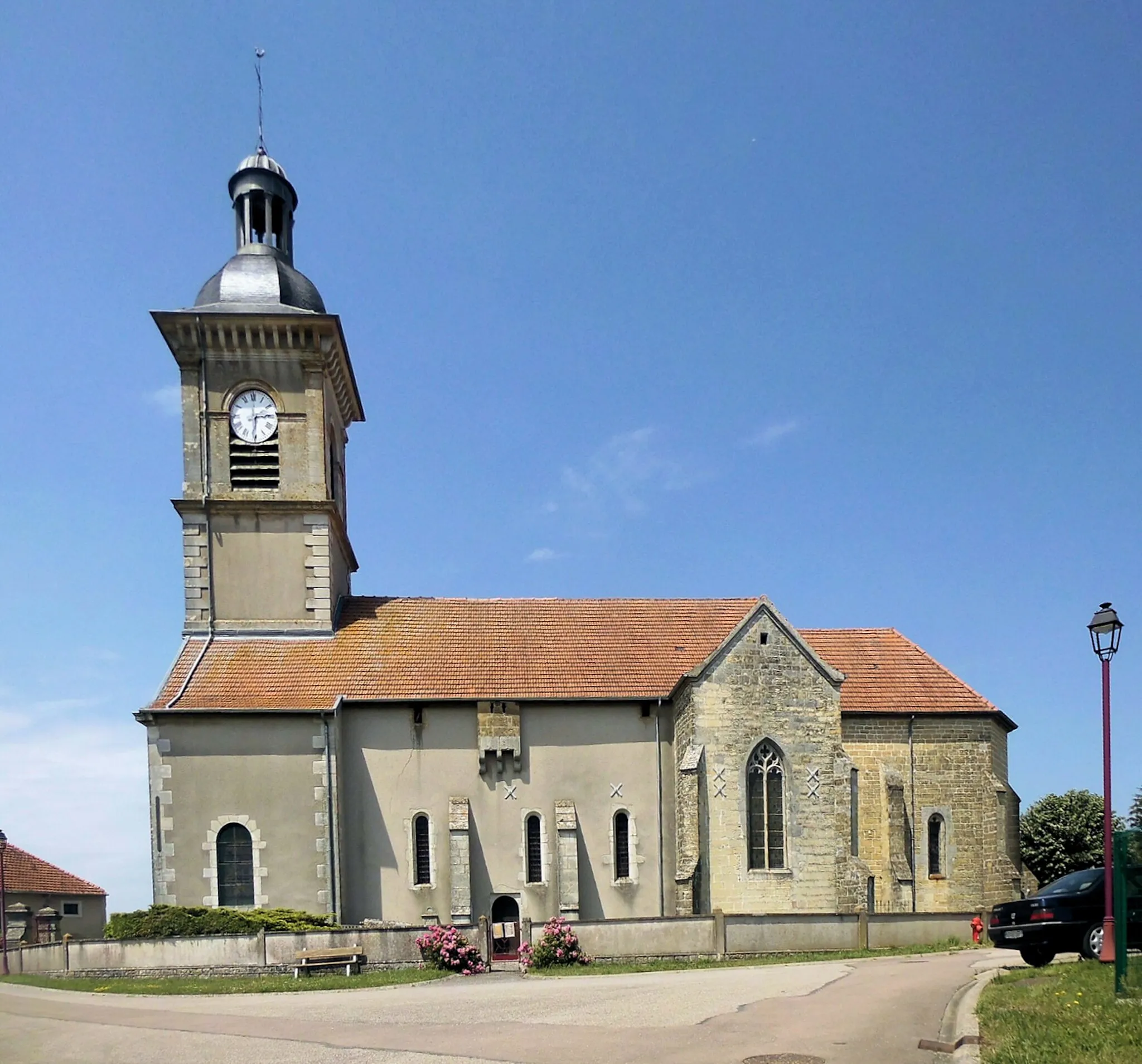 Photo showing: L'église Saint-Ludomier de Sandaucourt