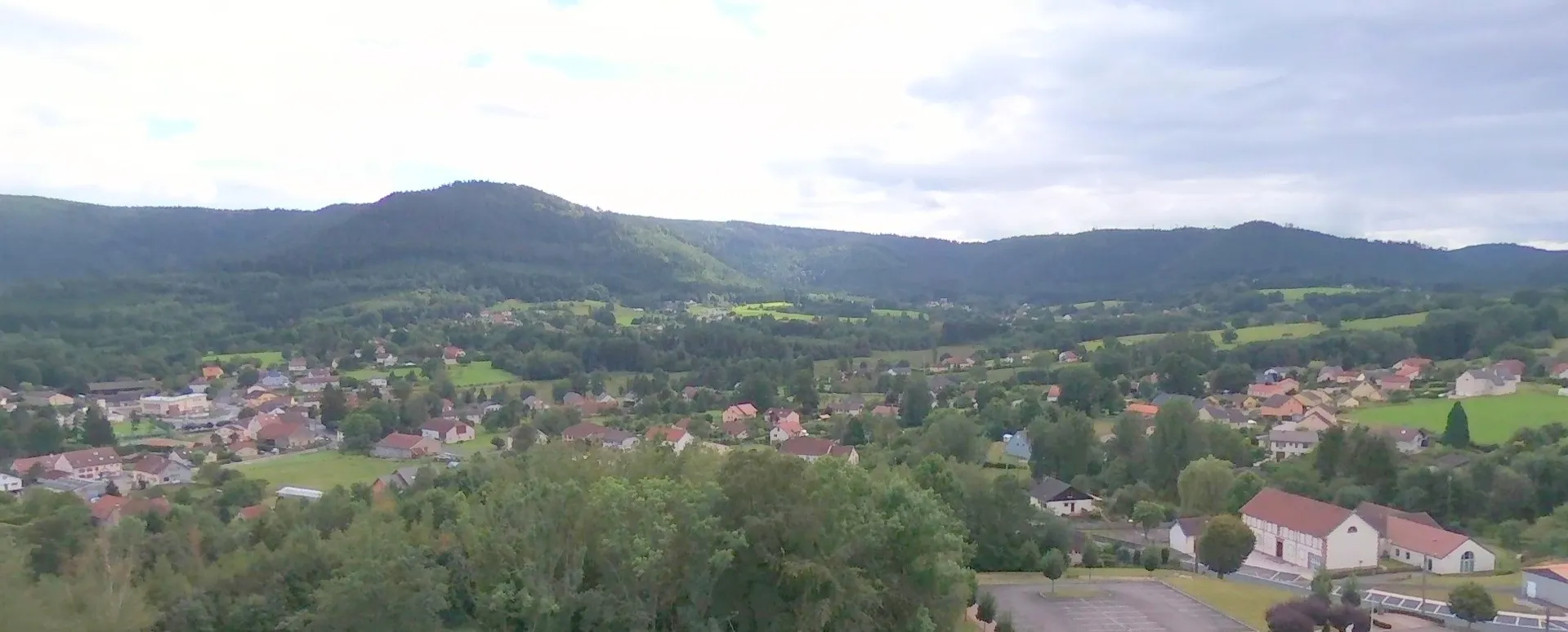 Photo showing: St Michel sur Meurthe_vue d'un drone