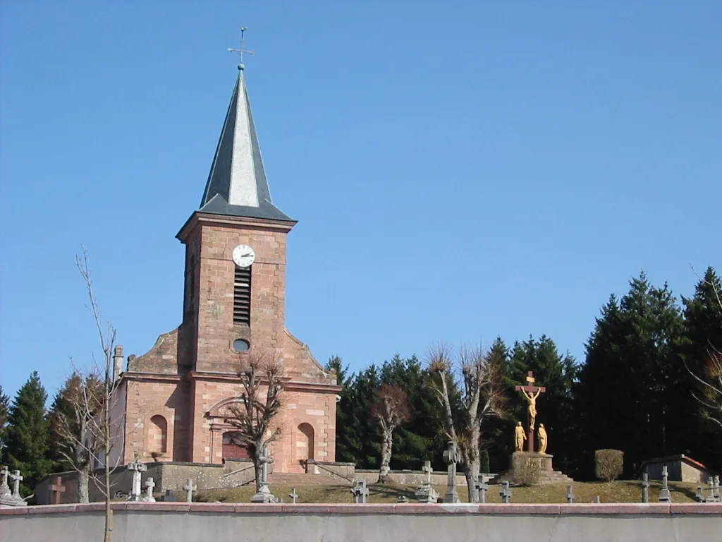 Photo showing: Saint-Michel-sur-Meurthe

Commune des Vosges
L'église Saint-Michel
Photographie personnelle, prise le 19 mars 2006
Copyright © Christian Amet