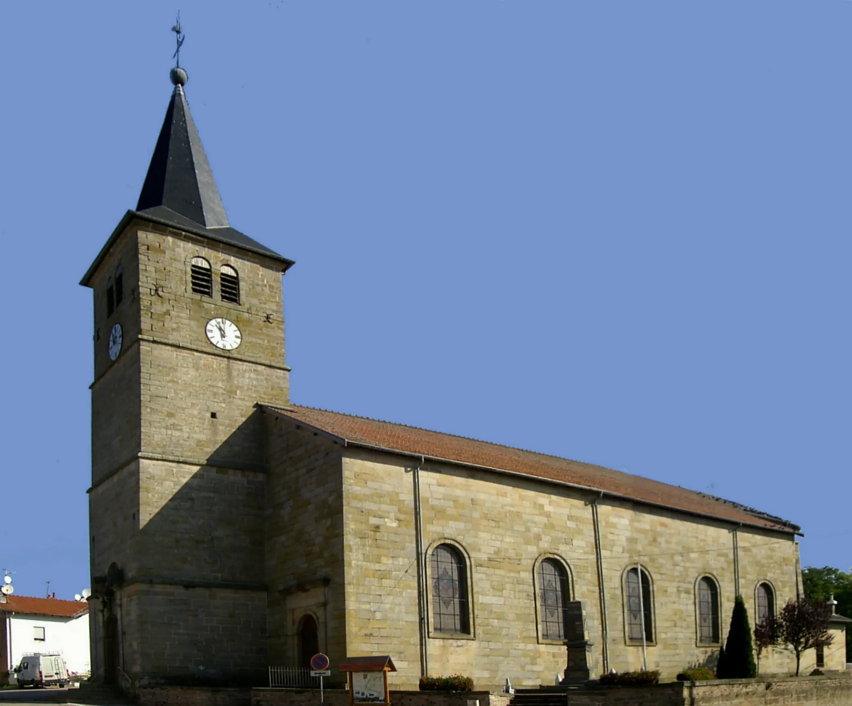 Photo showing: L'èglise Saint-Évre d'Uriménil
