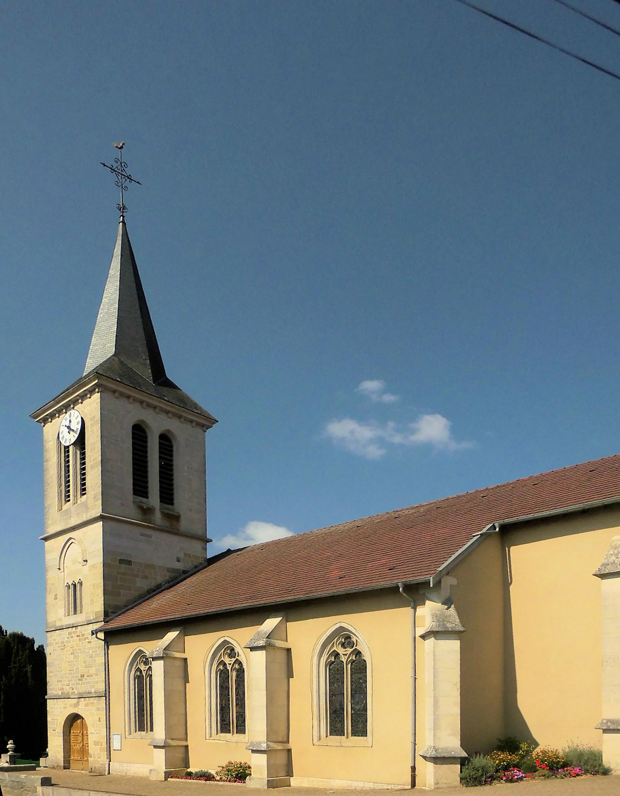 Photo showing: L'église Saint-Denis de Viocourt