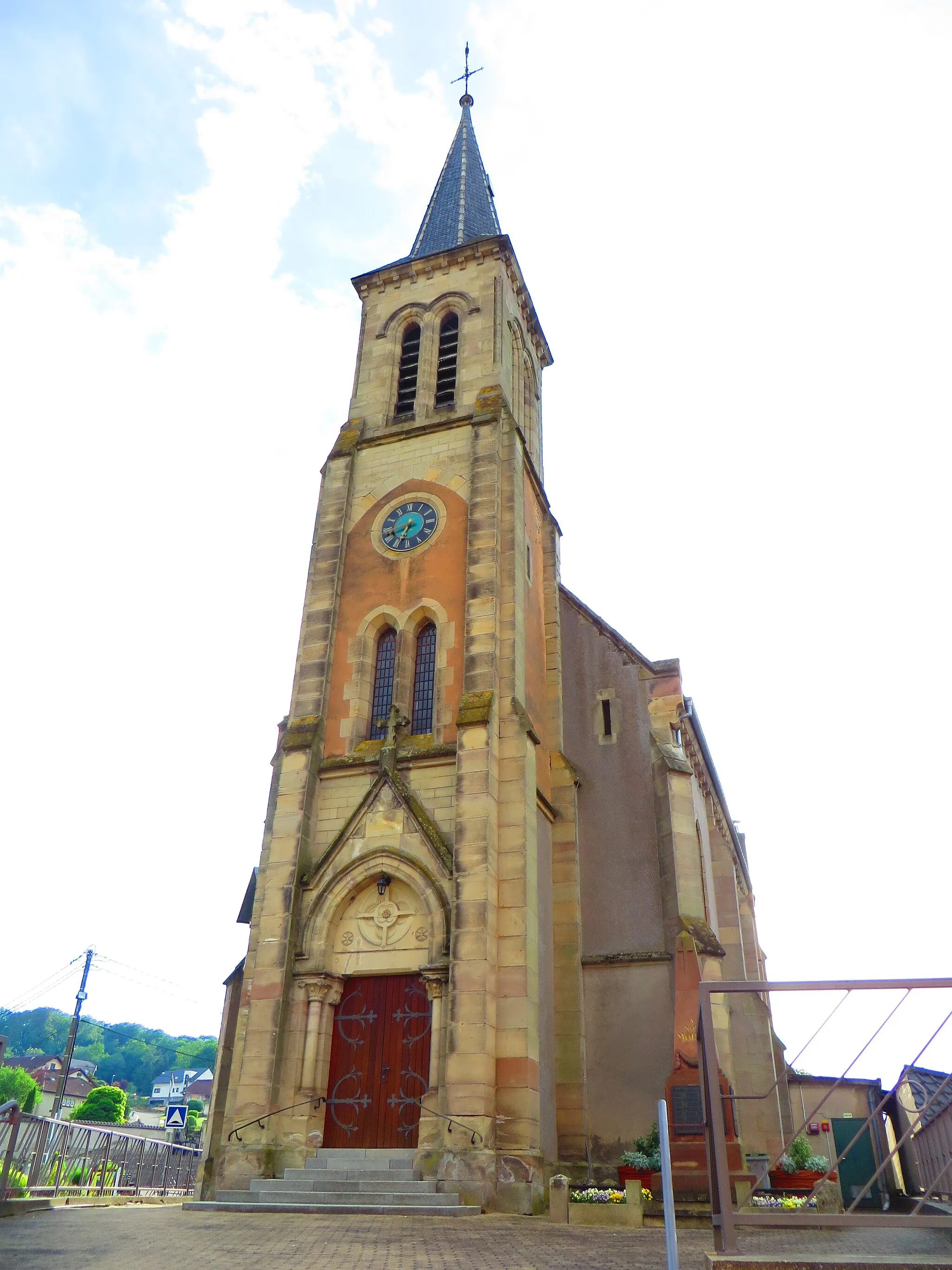 Photo showing: Blies-Ébersing Église Saint-Hubert