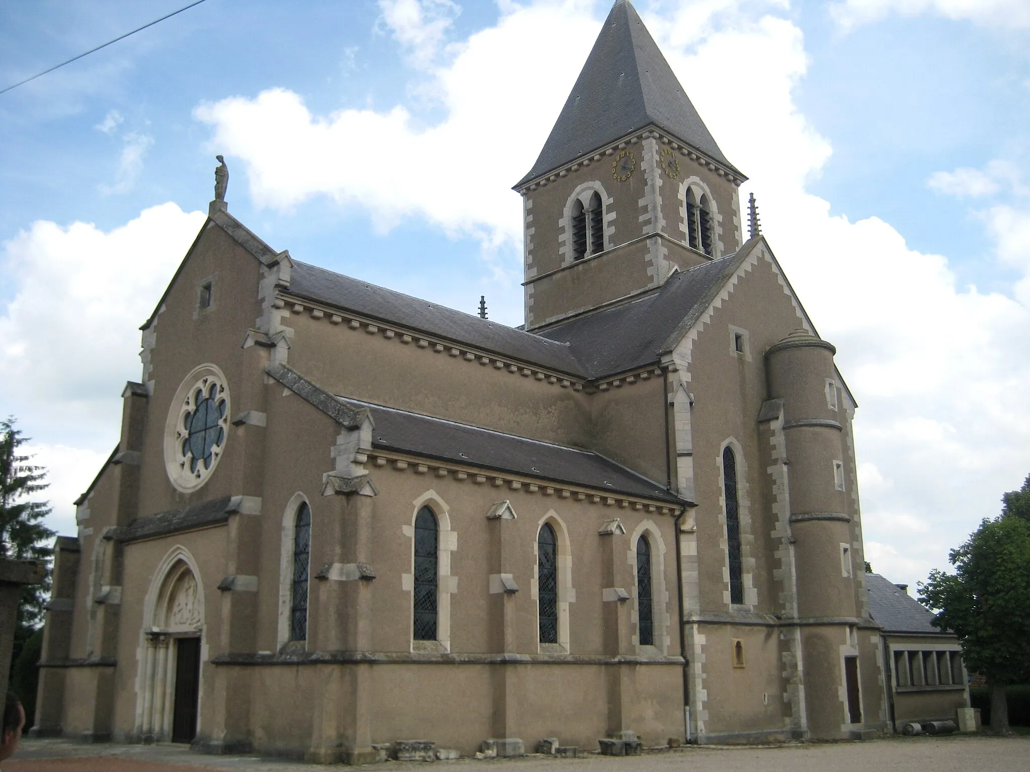 Photo showing: DescriptionEglise de Cheminot.jpg

Église de Cheminot
Date

25 June 2009
Source

mon appareil photo
Author

Aimelaime