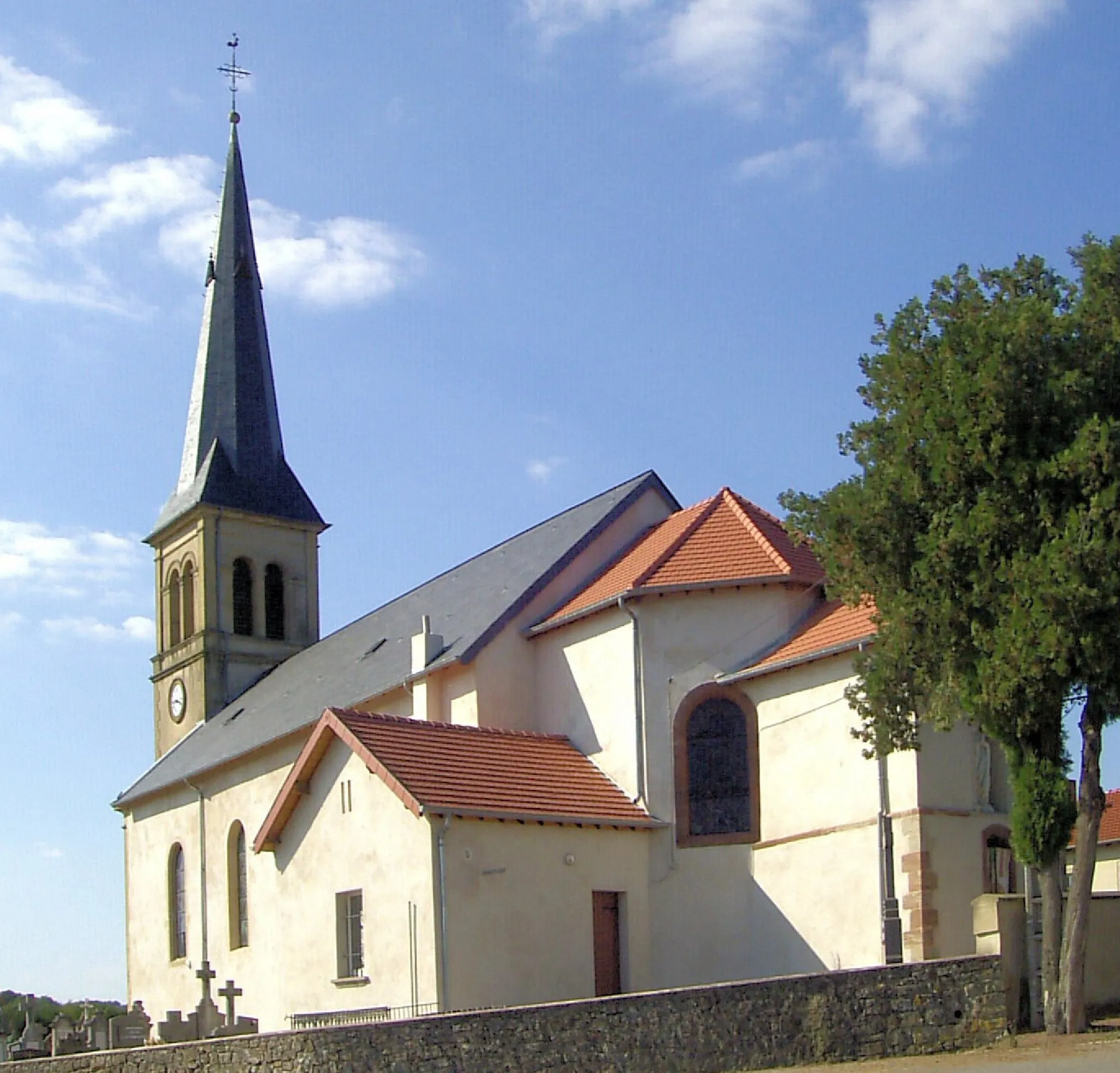 Photo showing: L'église Saint-Martin à Chémery-les-Deux