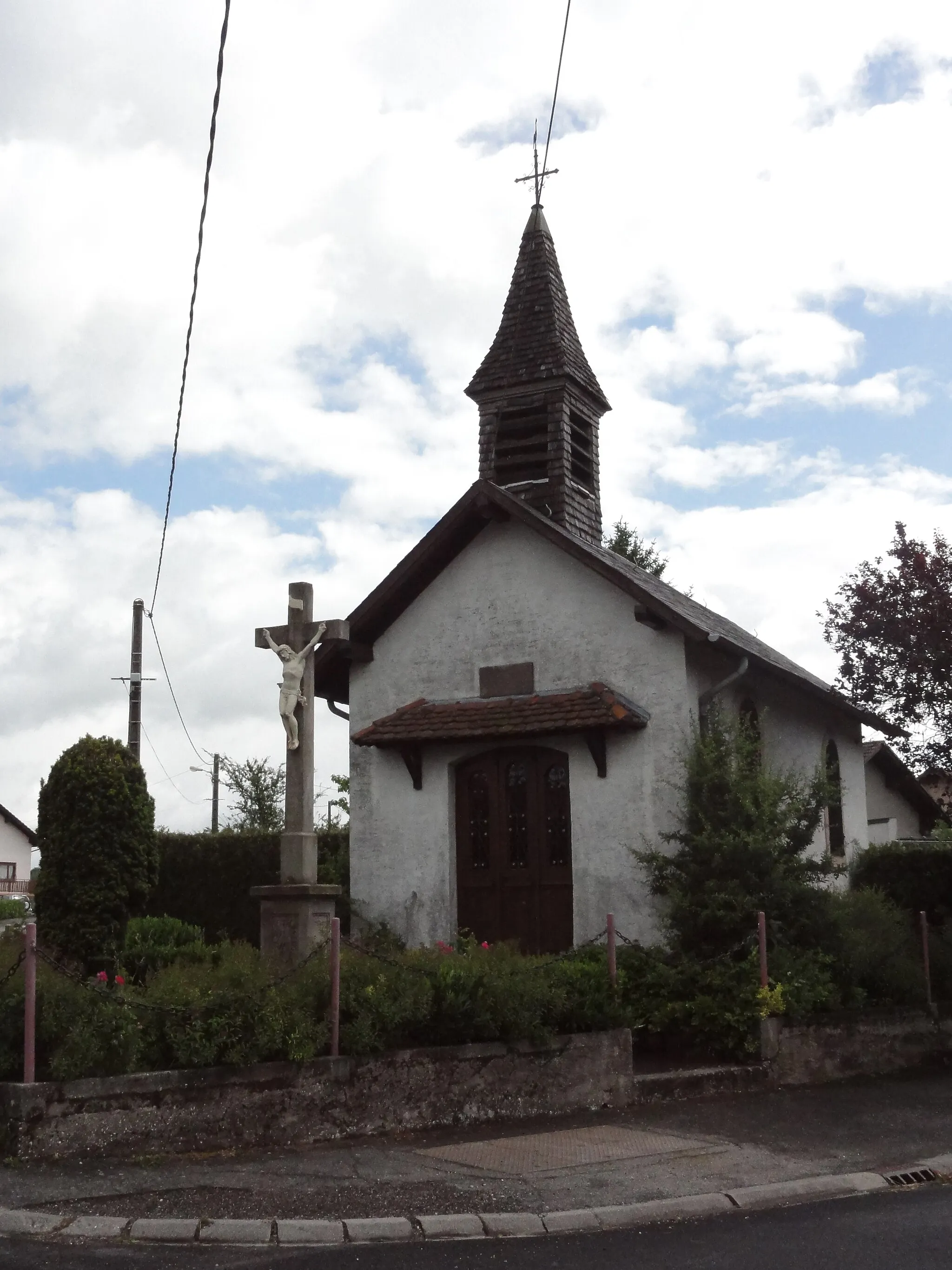 Photo showing: Hilbesheim (Moselle) chapelle et croix