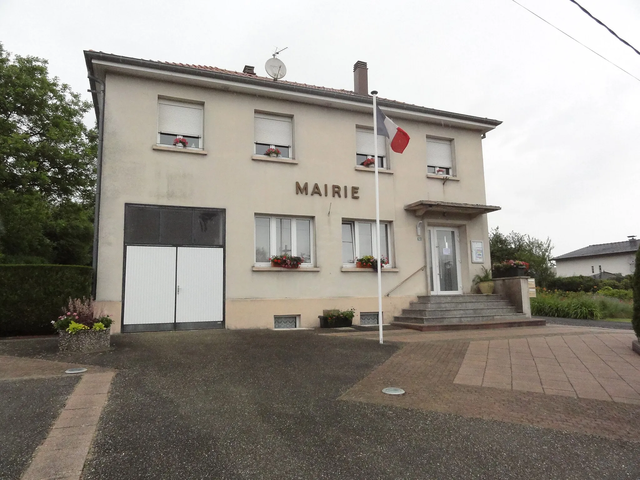 Photo showing: Hertzing (Moselle) mairie