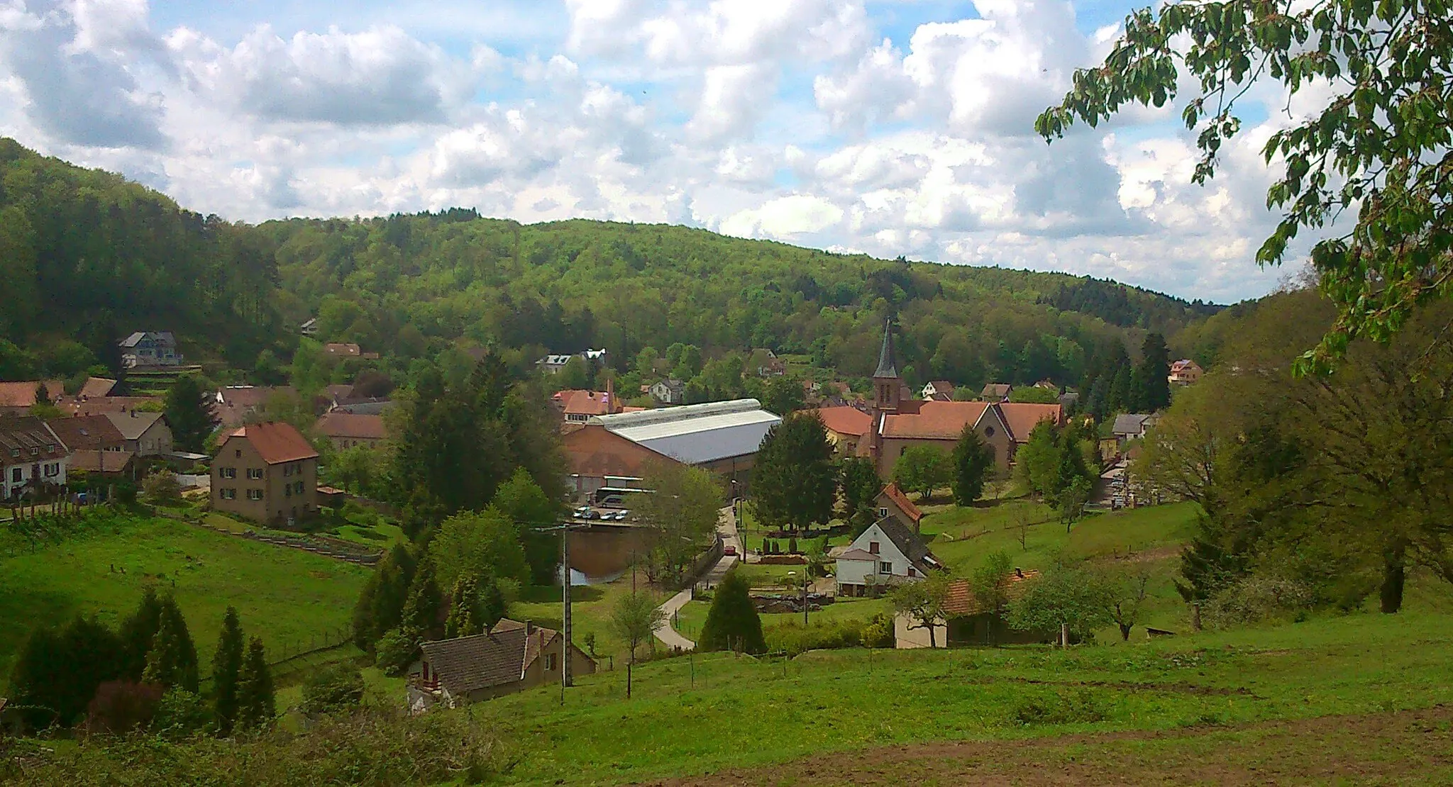 Photo showing: Vue du village de Meisenthal (Moselle)