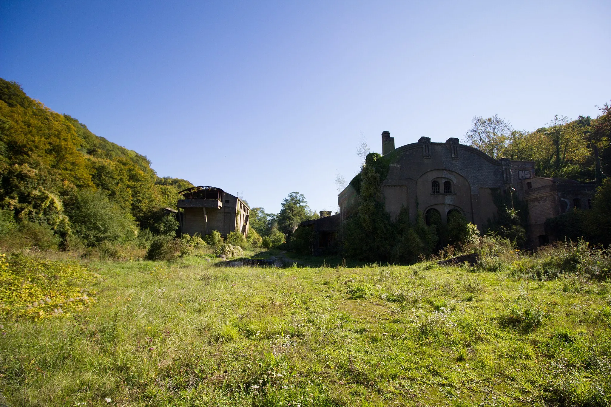 Photo showing: Les bâtiments extérieurs de la mine de Rochonvillers