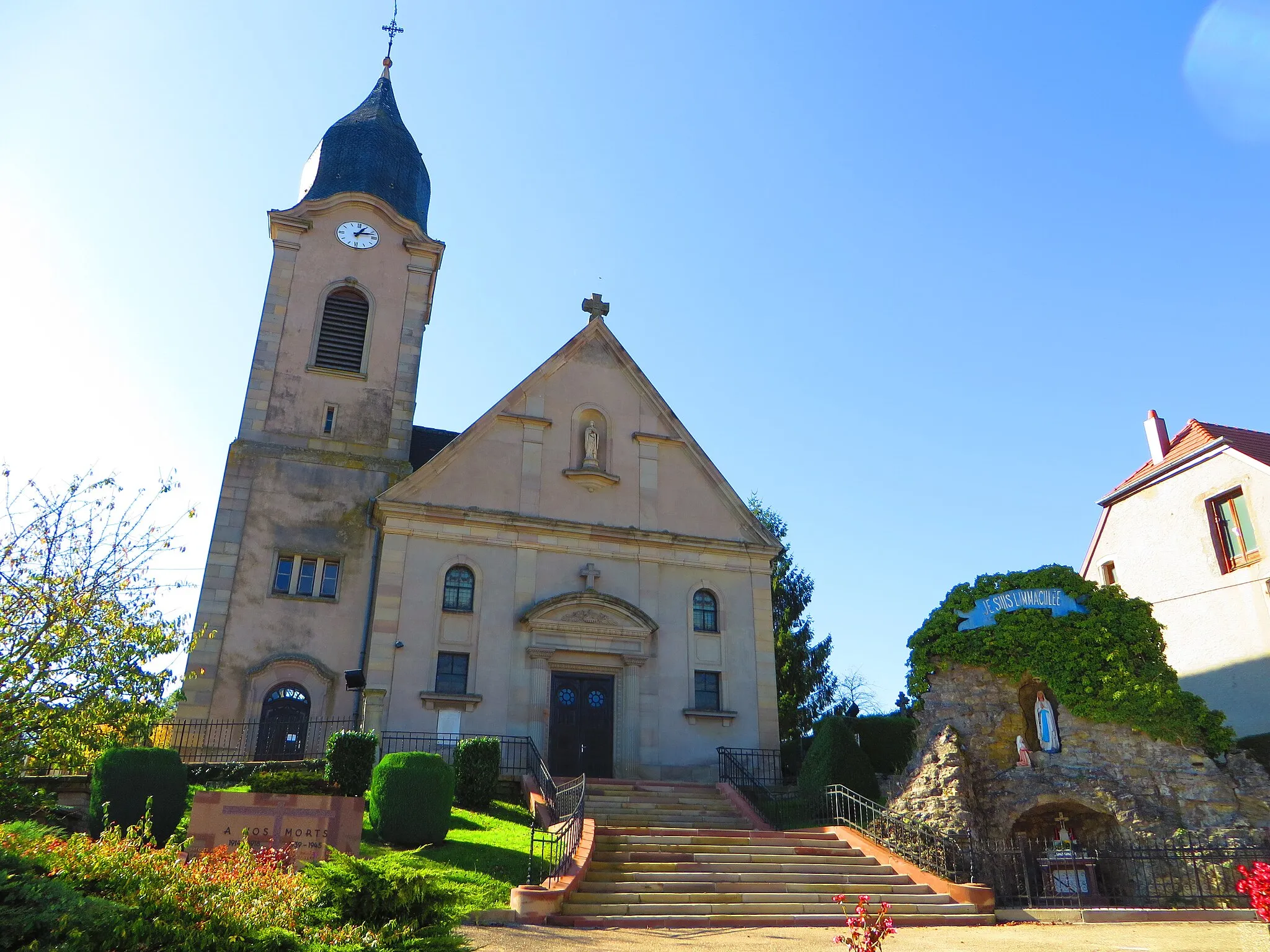 Photo showing: Plaine de Walsch Église Saint-Charles