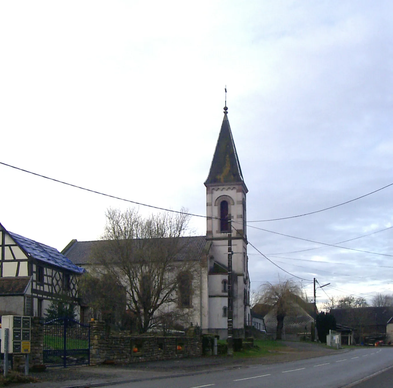 Photo showing: L'église luthérienne à Vibersviller