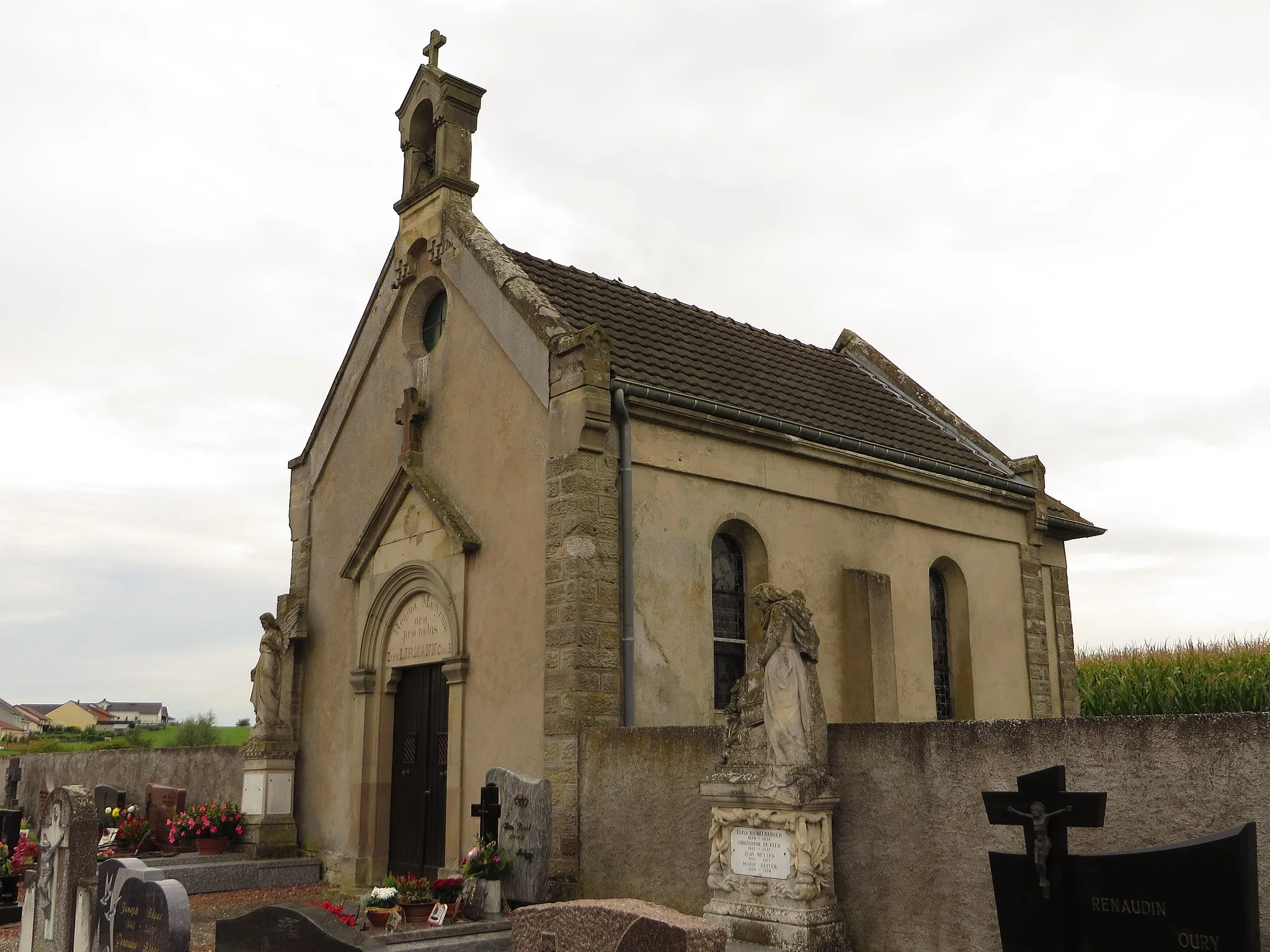 Photo showing: Virming Ibrick chapelle cimetiere