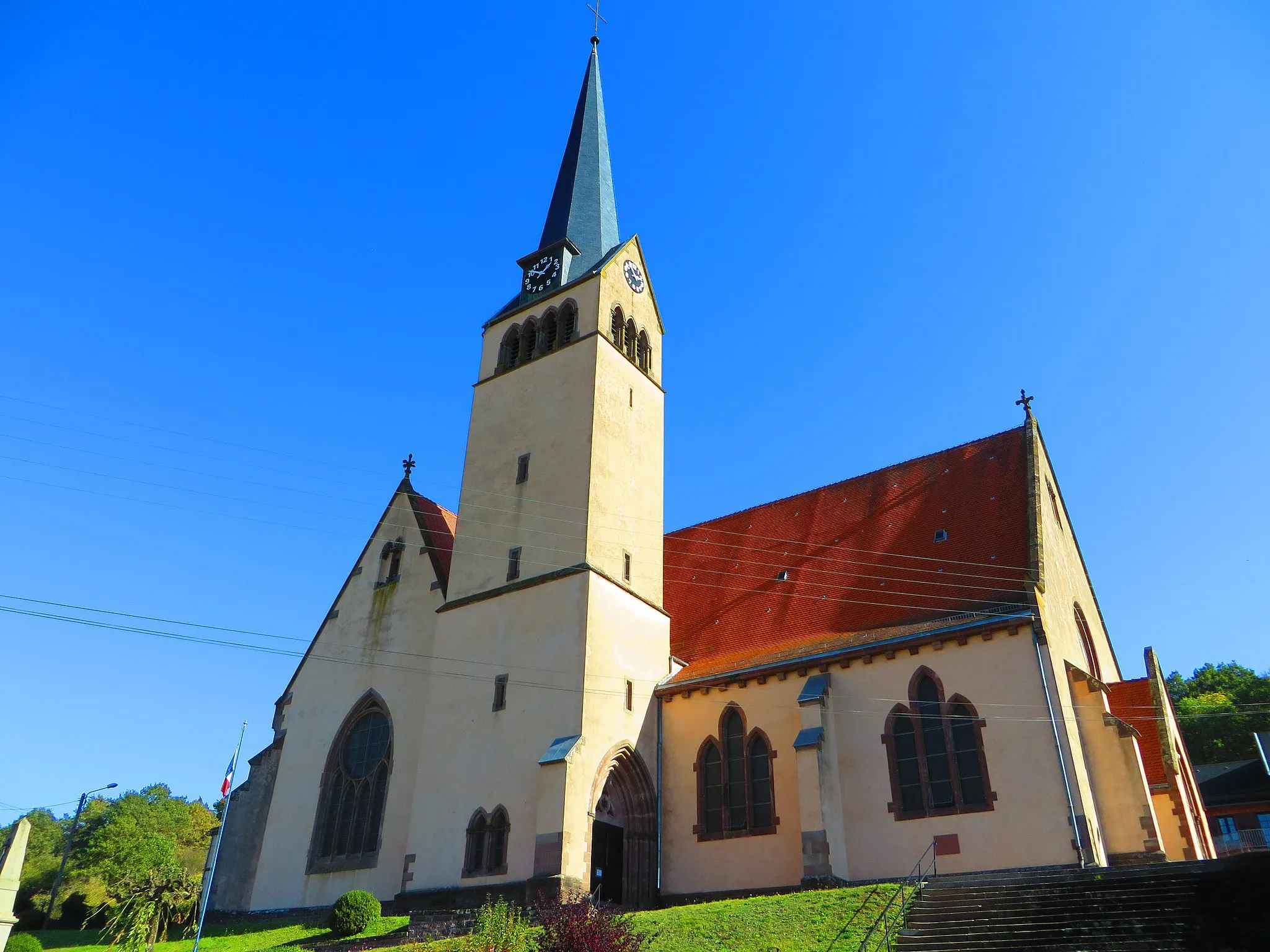 Photo showing: Troisfontaines Église Saint-Léon-IX