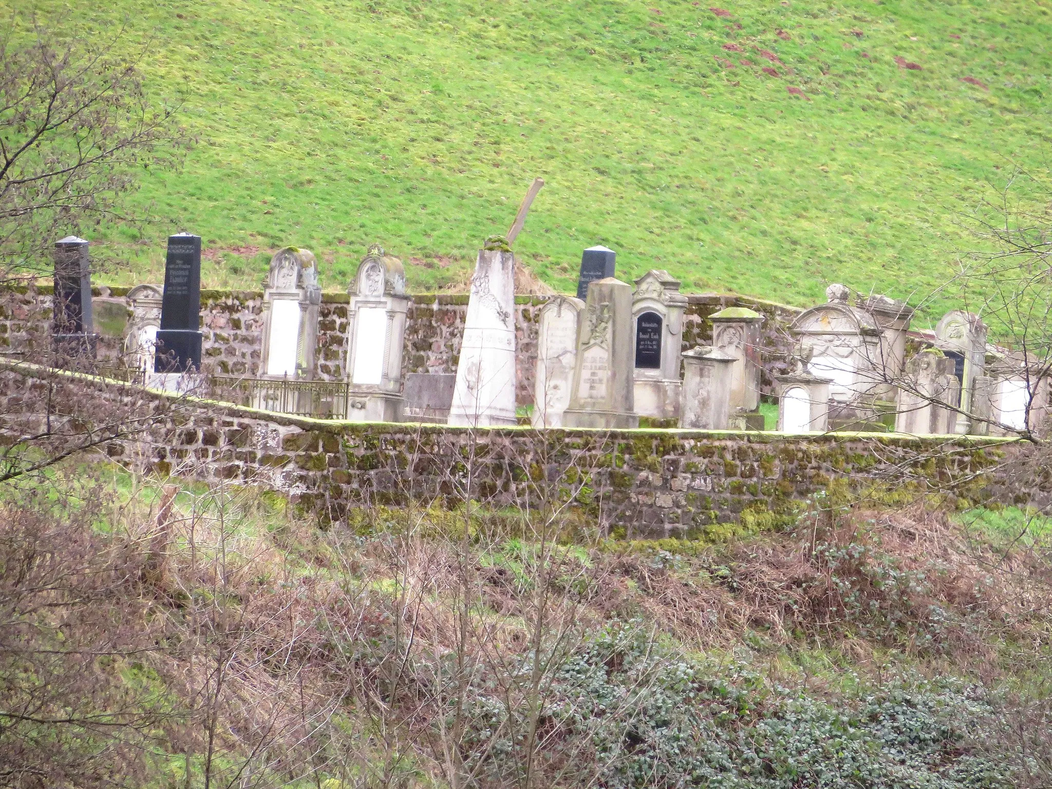 Photo showing: Cemetery of the Mennonites of Dorst; the cemetery is located in the boundary of Waldhouse