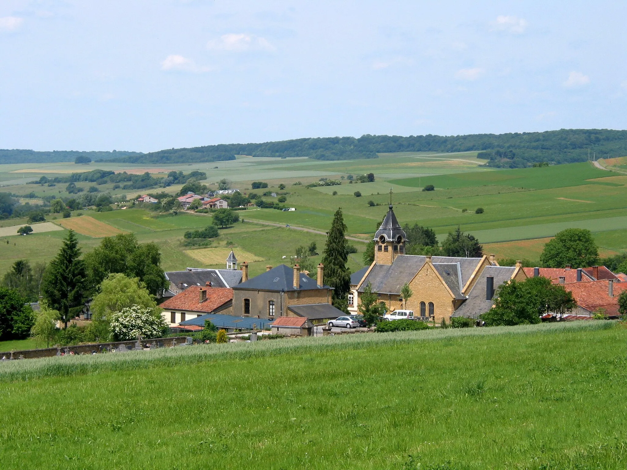 Photo showing: Torgny (Belgium), the meridionalest village of the country.