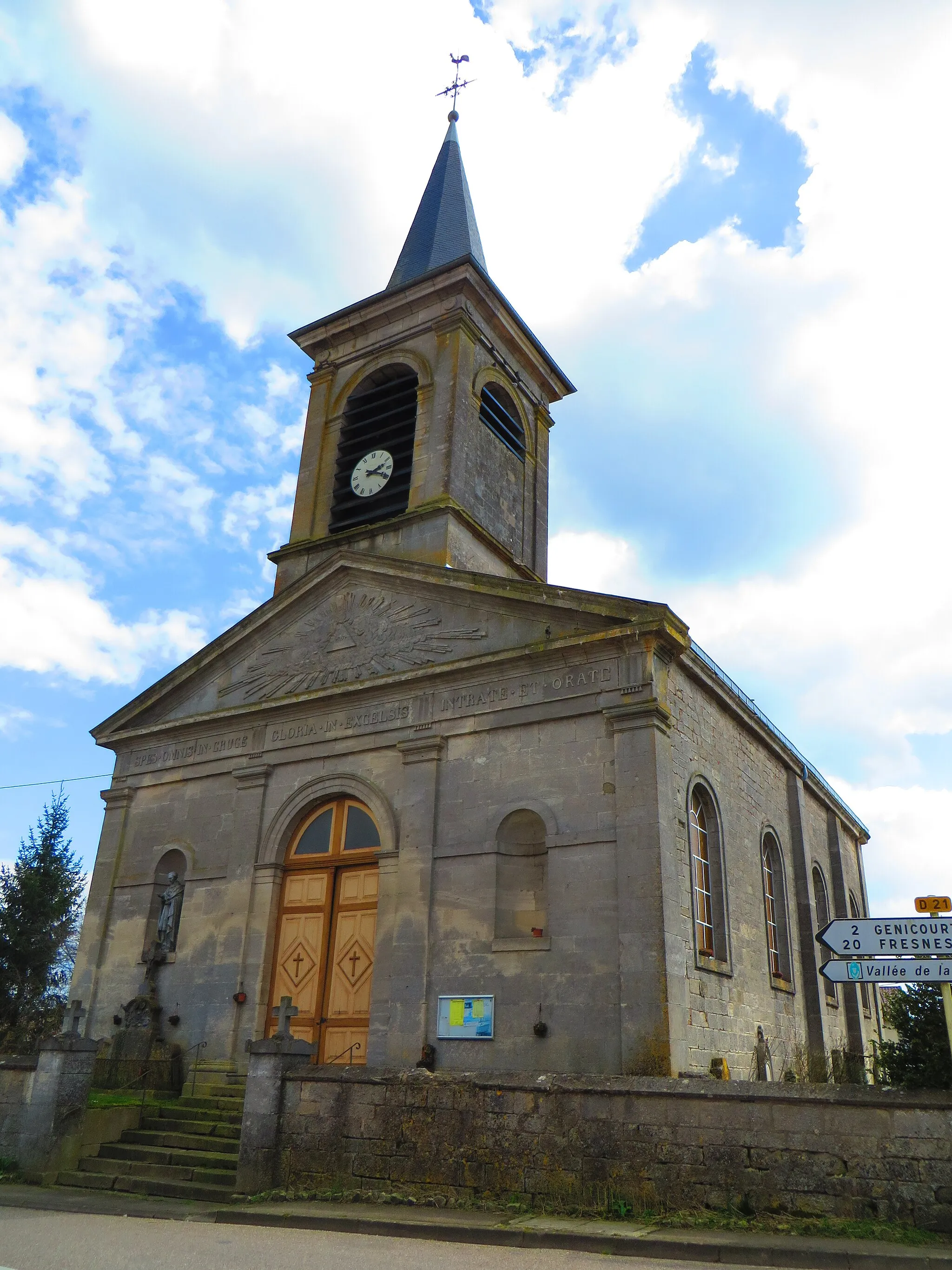 Photo showing: Villers-sur-Meuse L'église Saint-Vanne