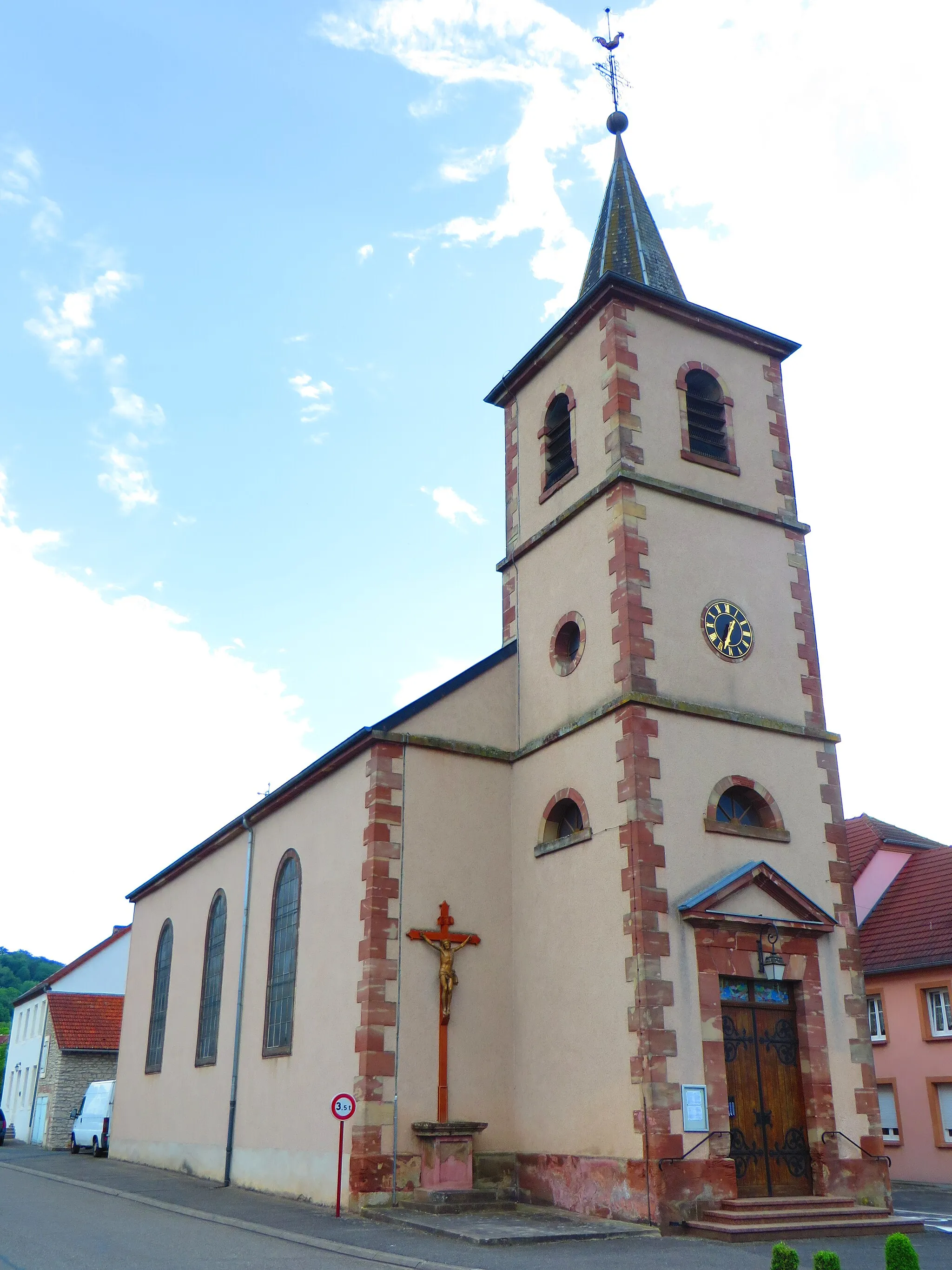 Photo showing: Blies-Guersviller Blies-Schweyen Église Saint-Eustache