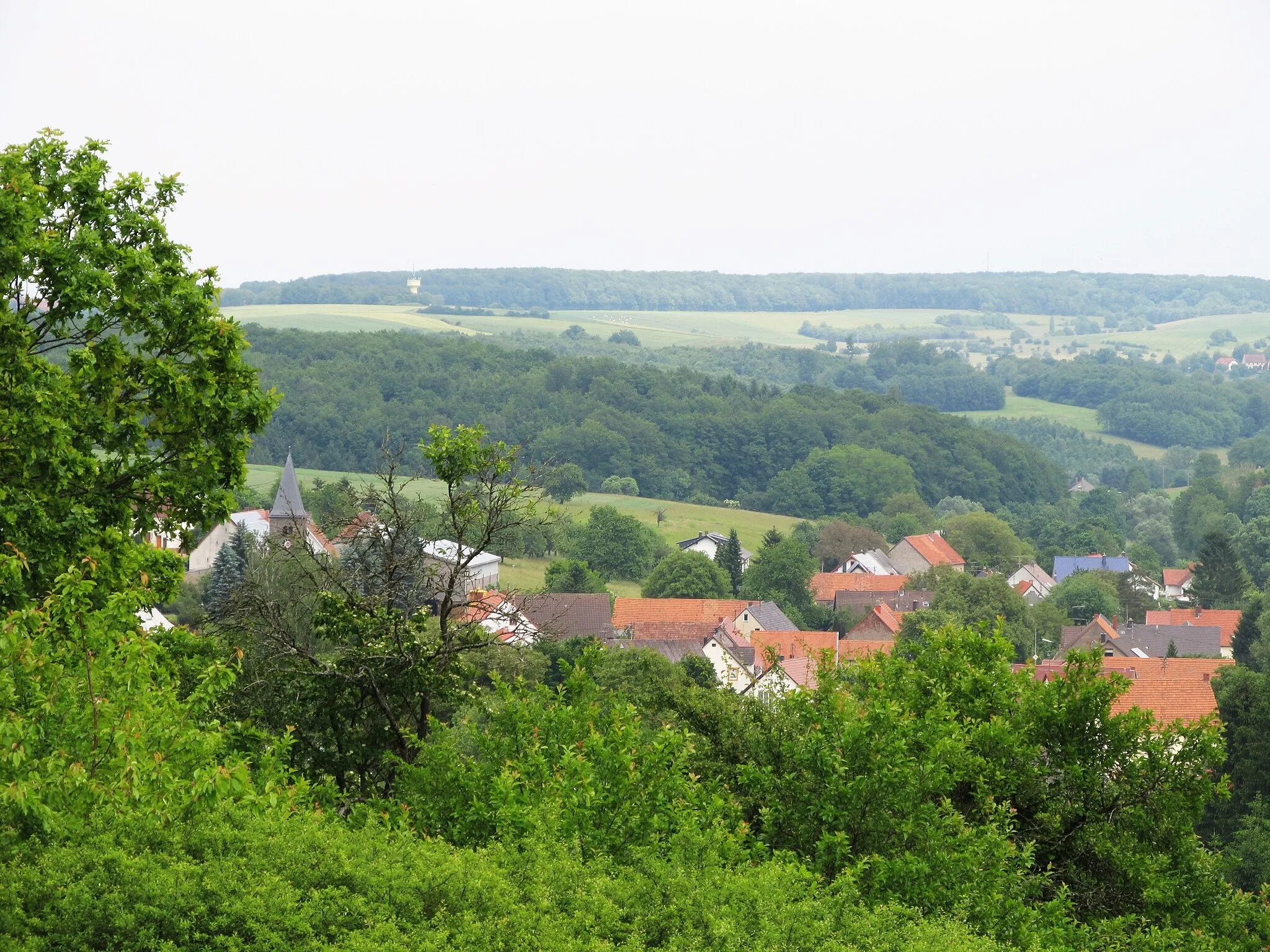Photo showing: Blick auf Brenschelbach, Saarland