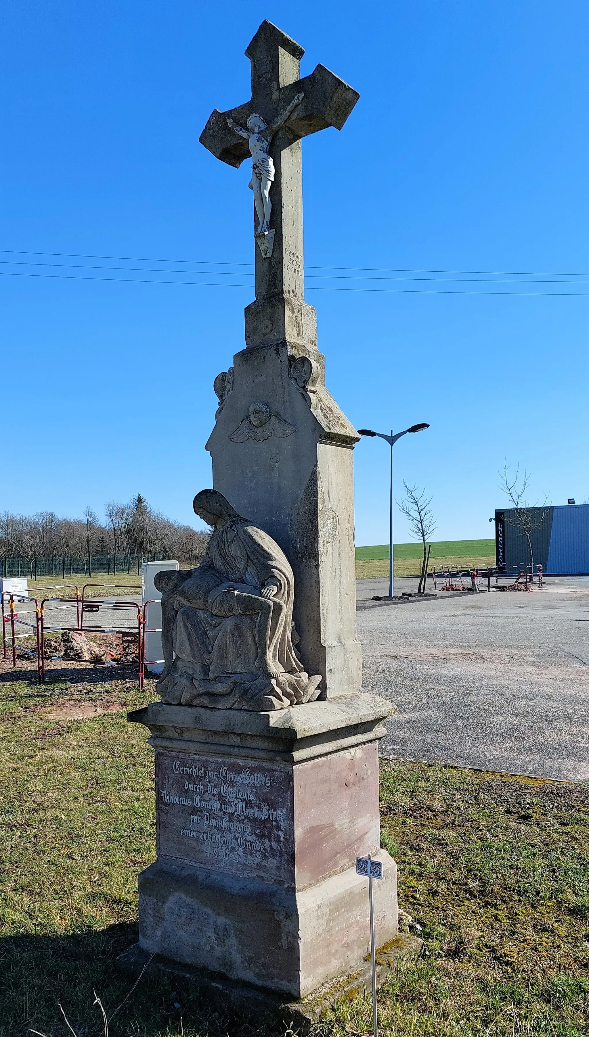 Photo showing: Calvaire "Kaebronner dell" à Montbronn