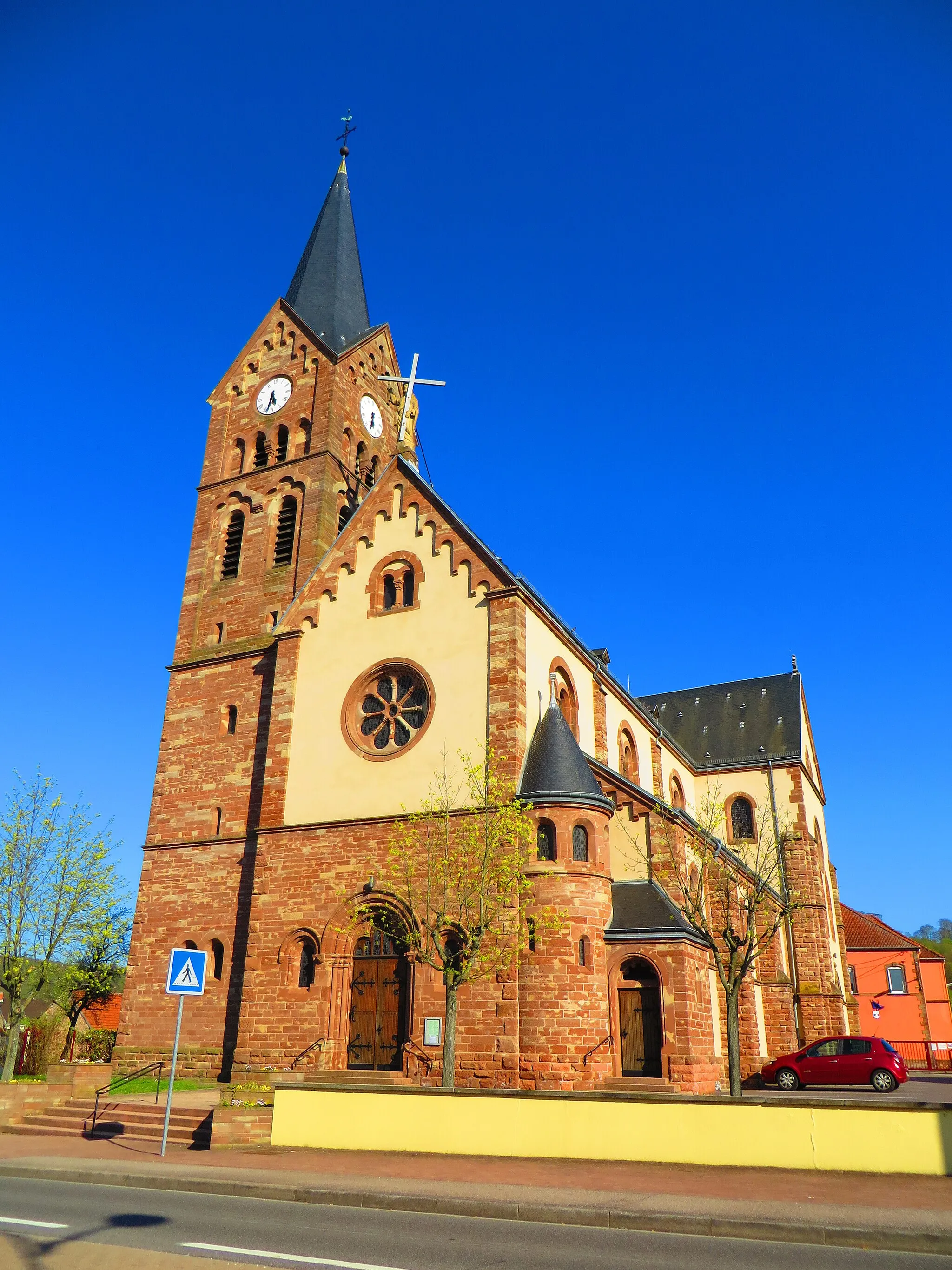 Photo showing: Morsbach eglise