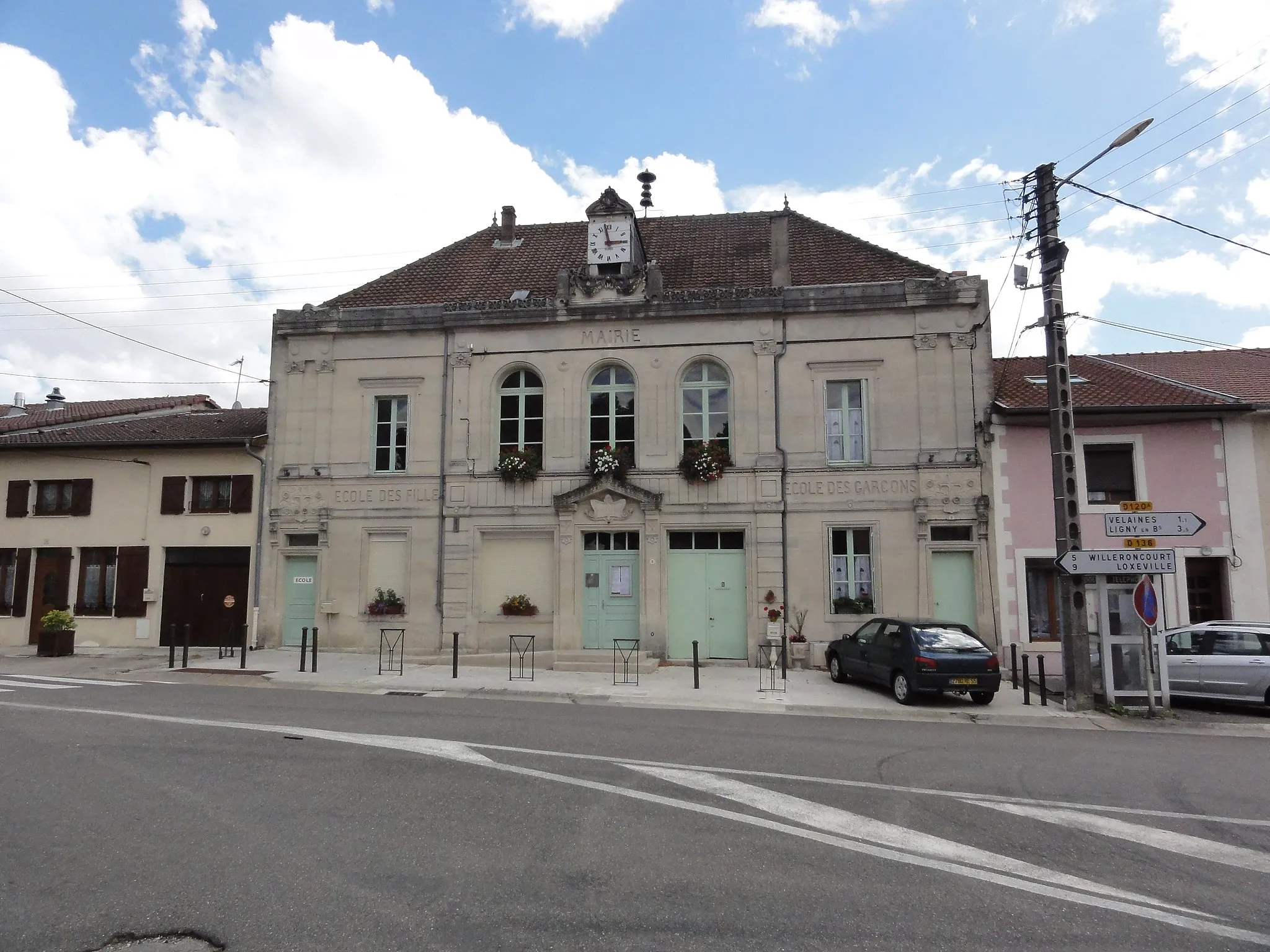 Photo showing: Nançois-sur-Ornain (Meuse) mairie