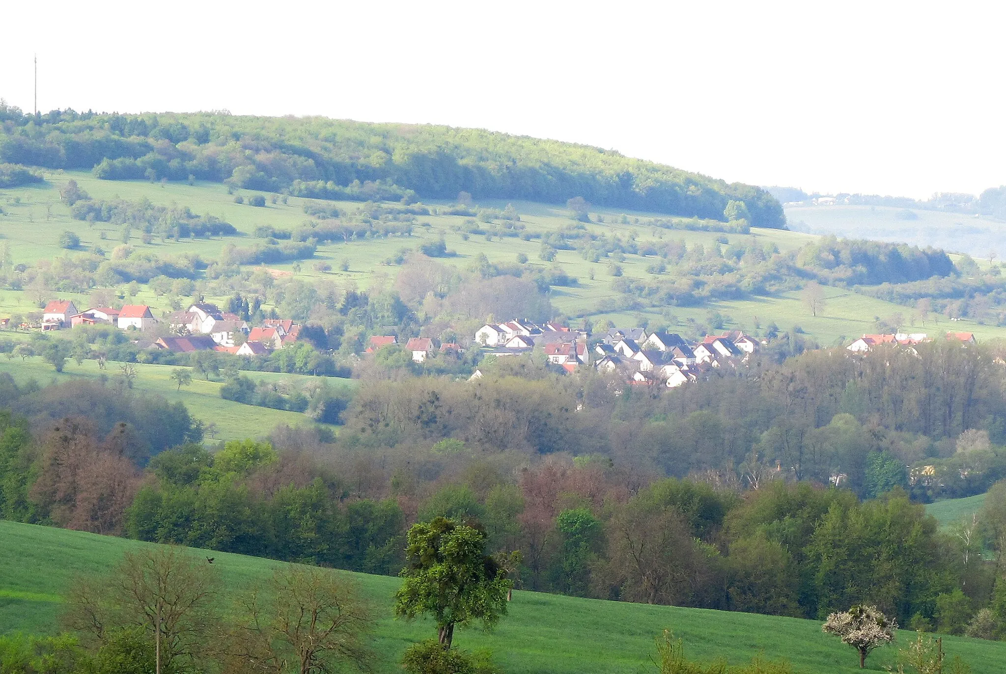Photo showing: Blick auf Bliesdalheim, Gemeinde Gersheim, Saarpfalz-Kreis, Saarland