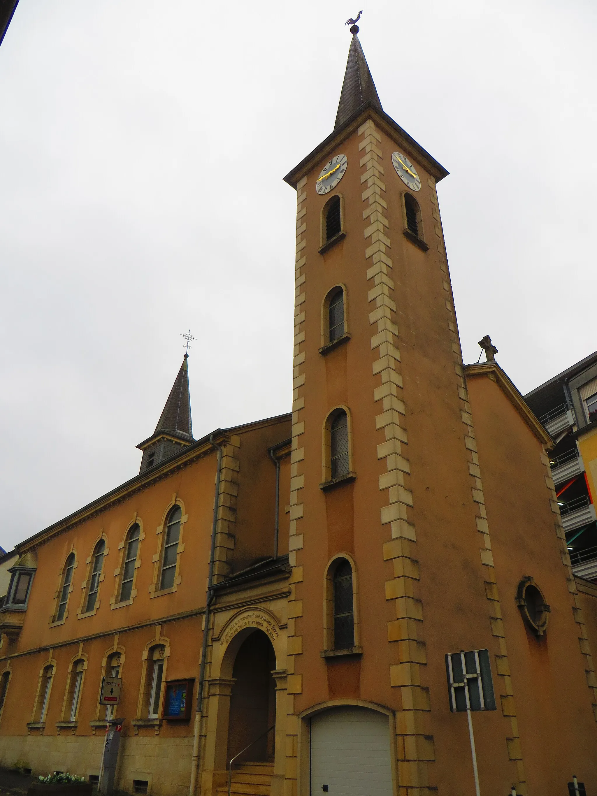 Photo showing: Esch-sur-Alzette Temple protestant