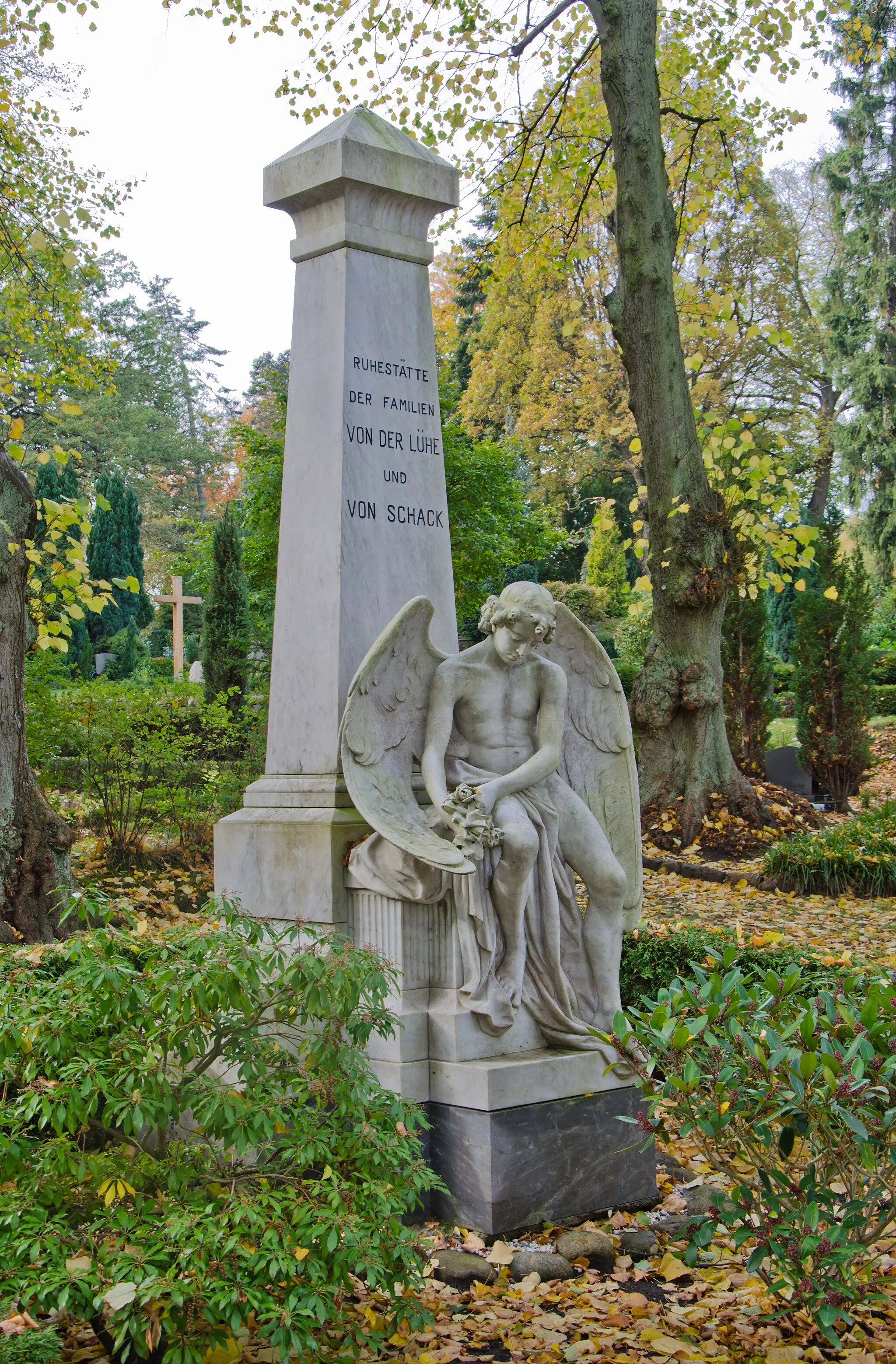 Photo showing: Doberan Friedhof Grab der Familien von der Lühe und von Schack