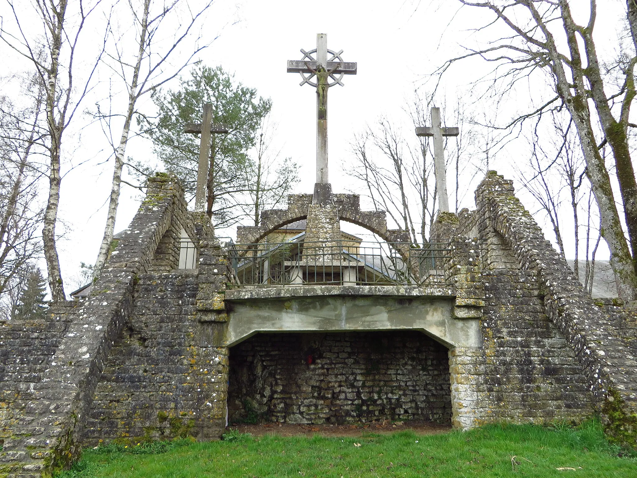 Photo showing: Margut ermitage Saint walfroy calvaire