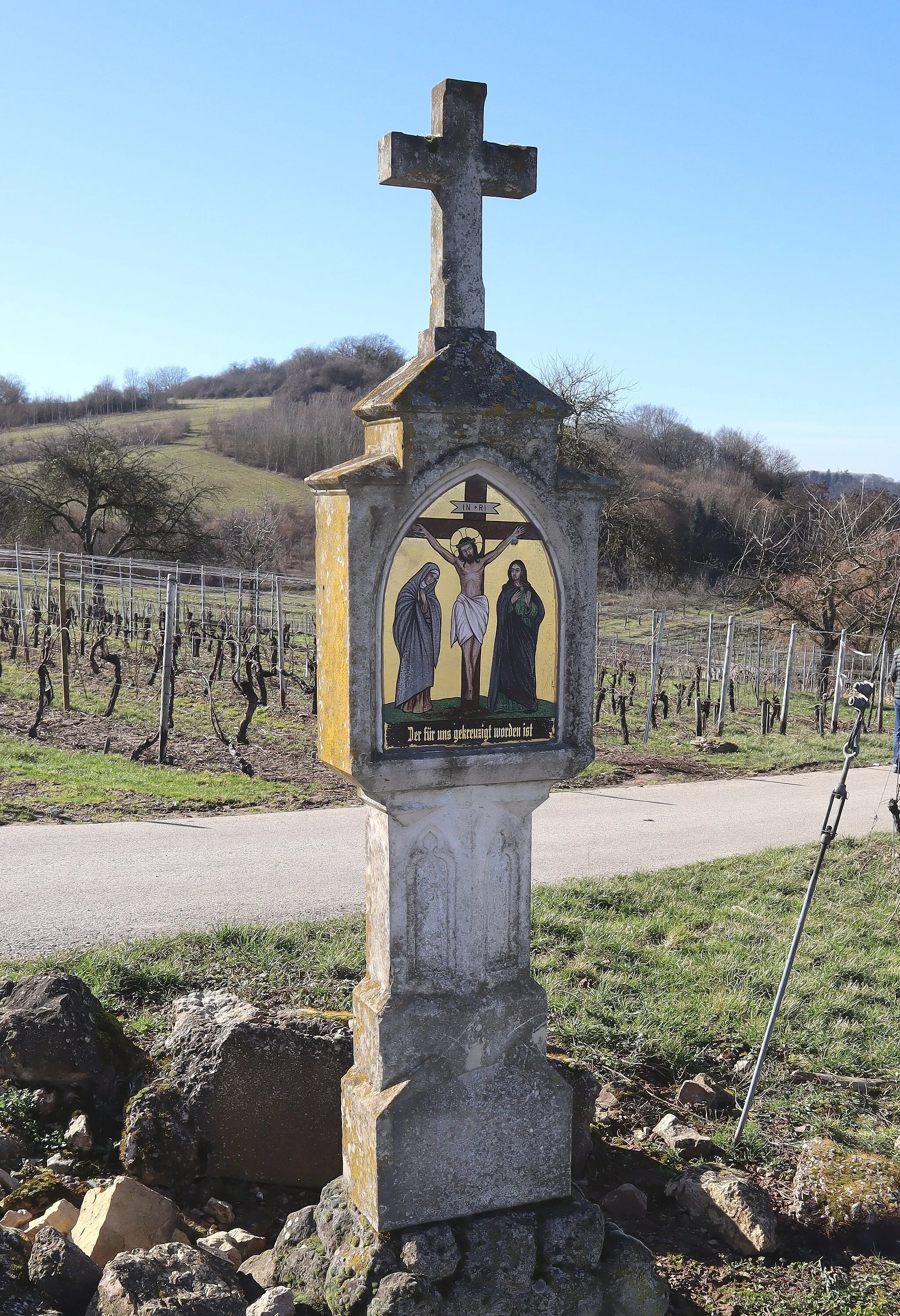 Photo showing: Station of the Cross, no. 5 near Nittel.
