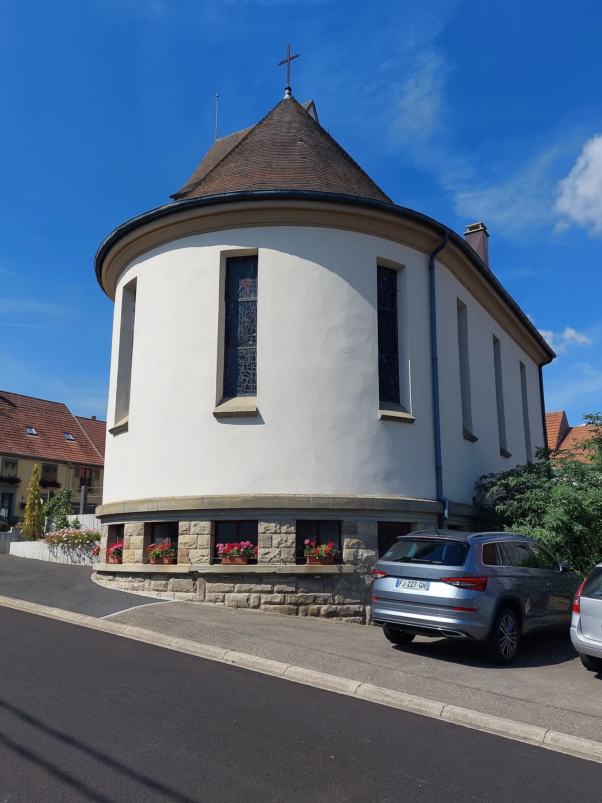 Photo showing: Église protestante de Gungwiller