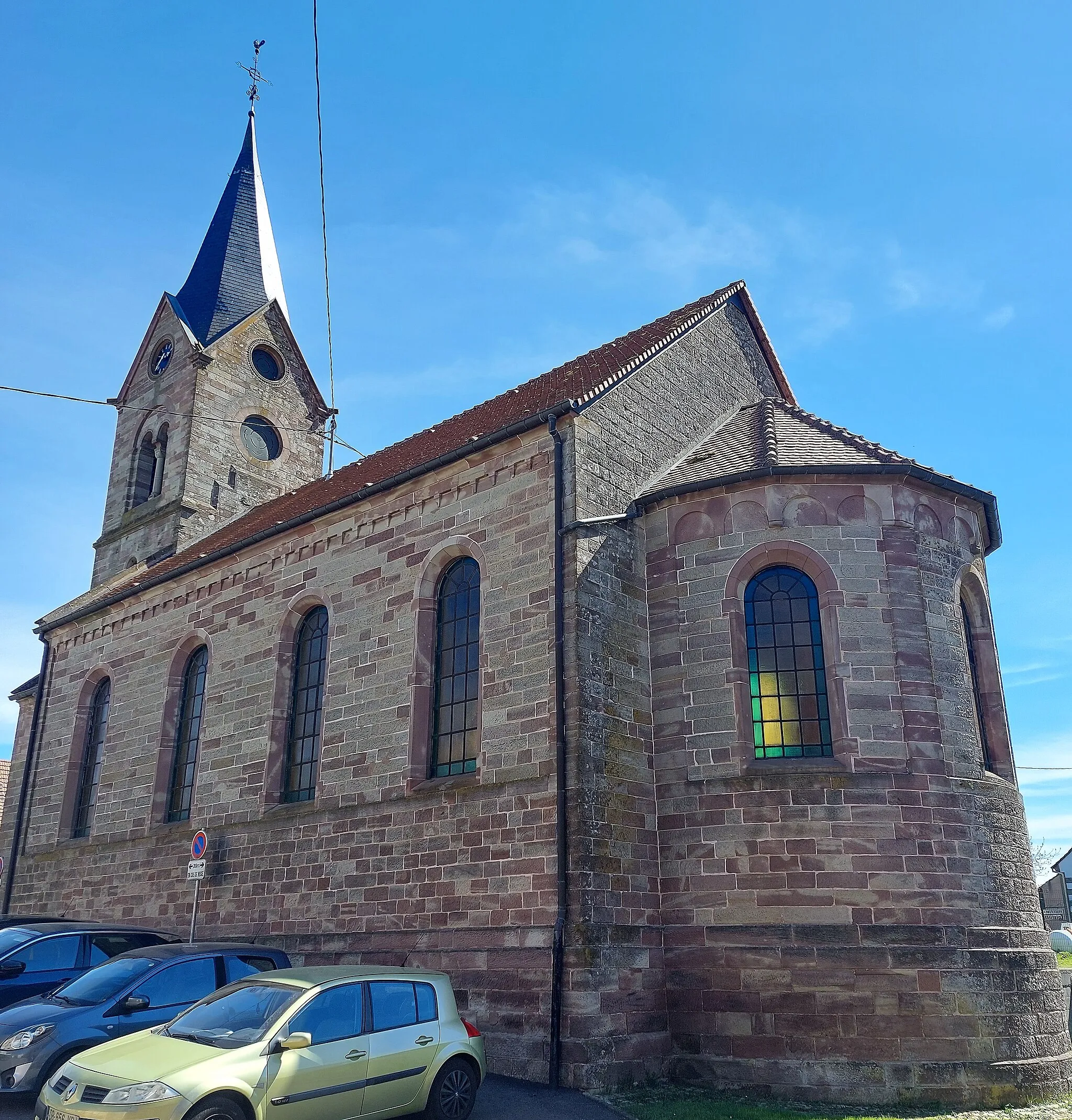 Photo showing: Église protestante de Struth