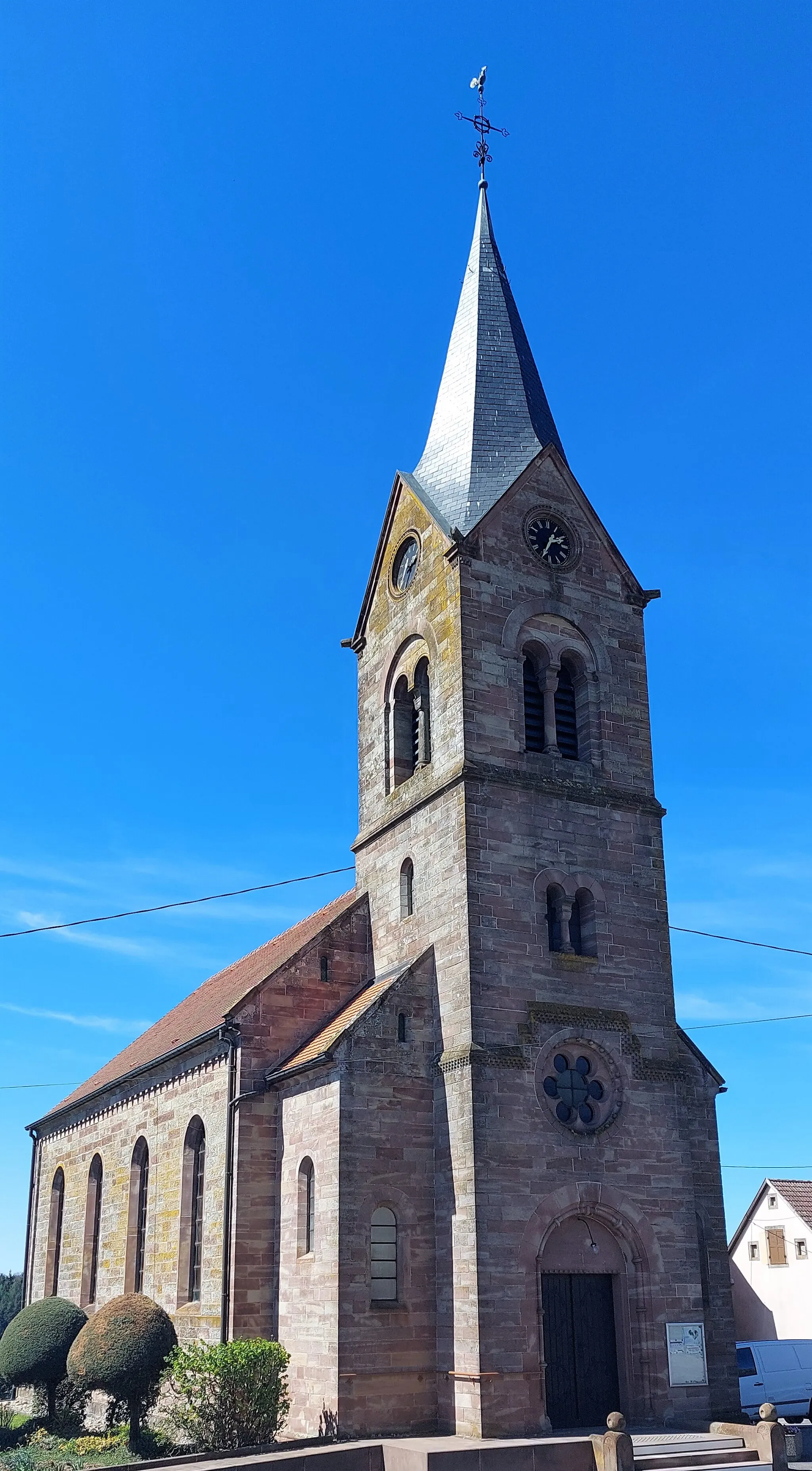 Photo showing: Église protestante de Struth
